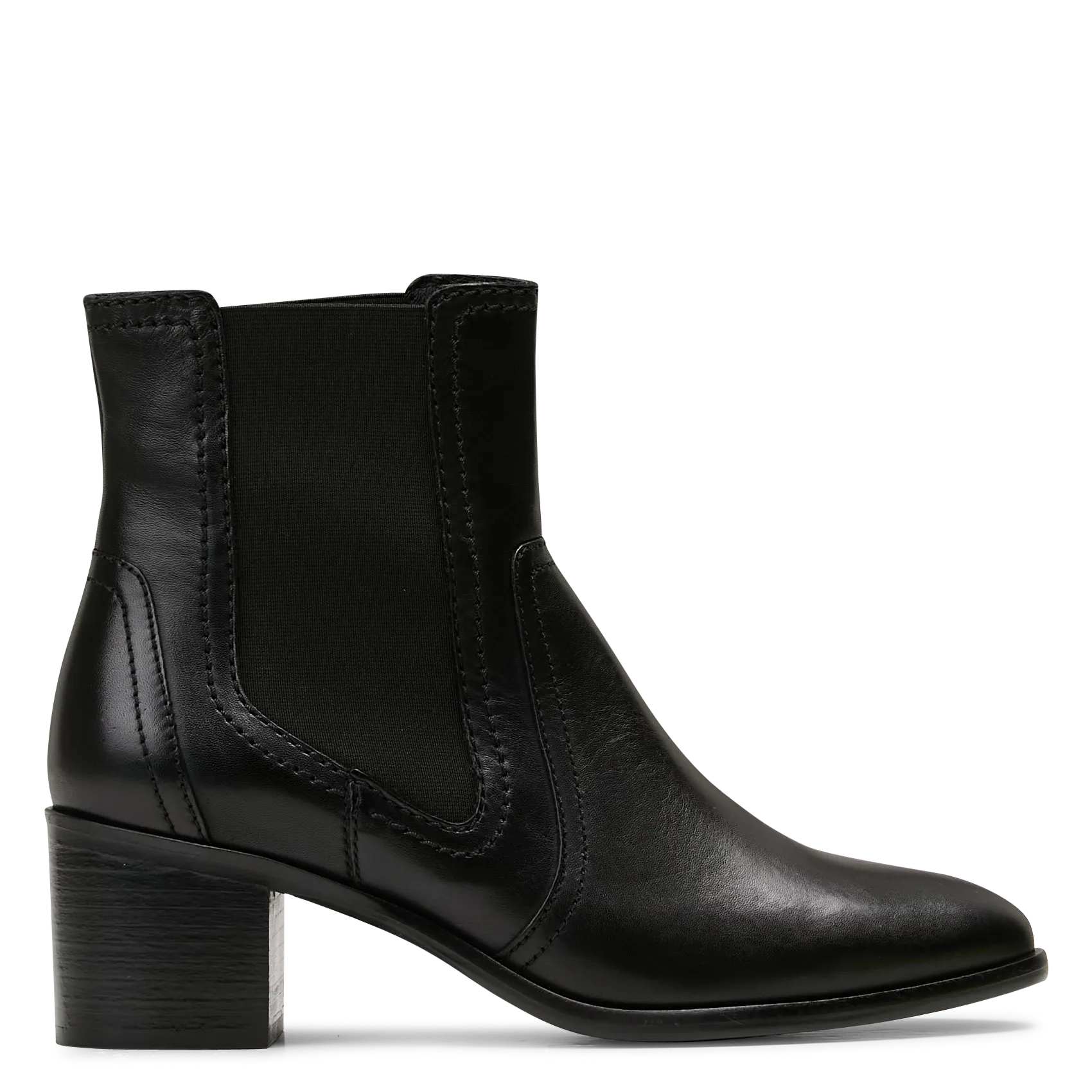 Bottines en cuir Noir STARK