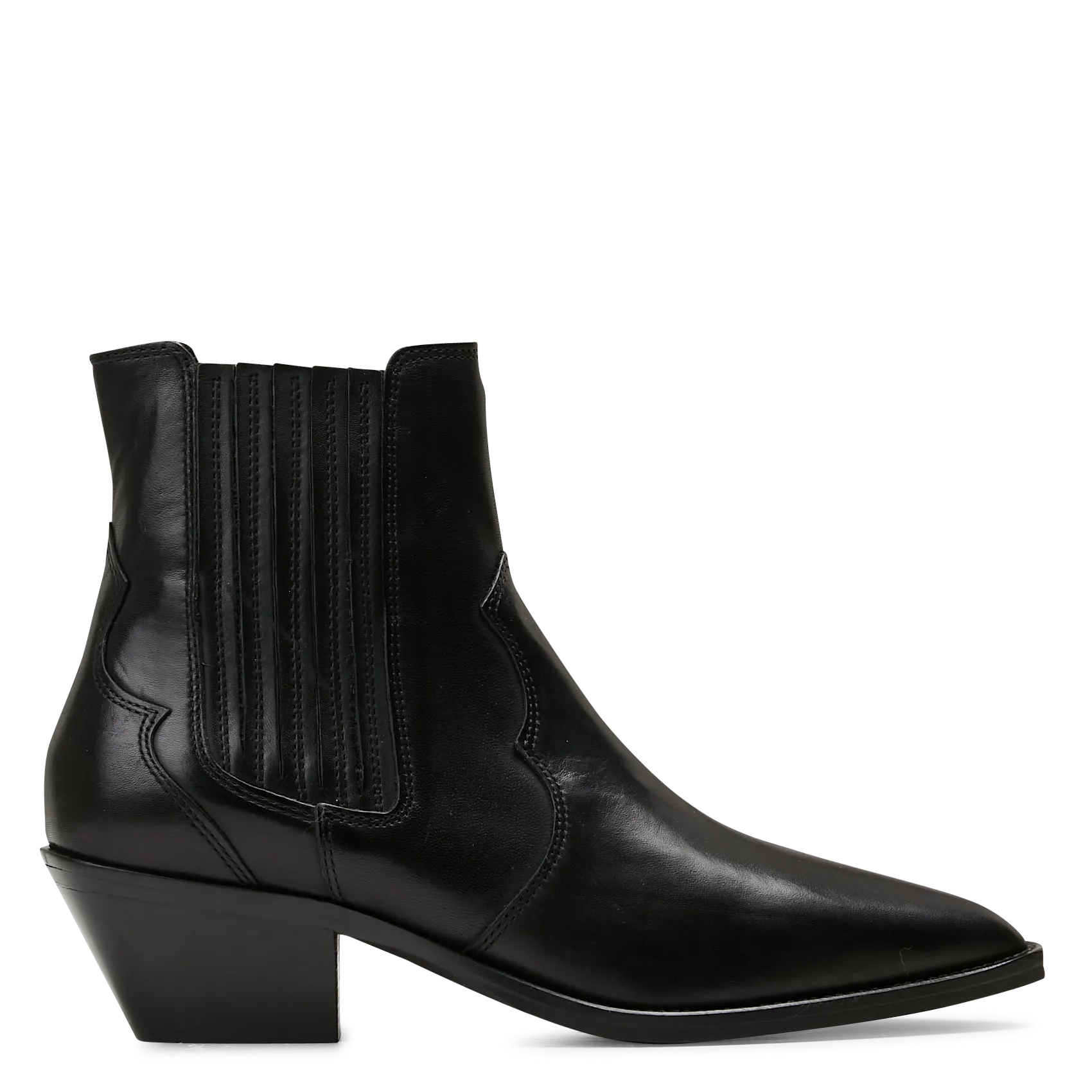 Bottines en cuir Noir TRAVIS