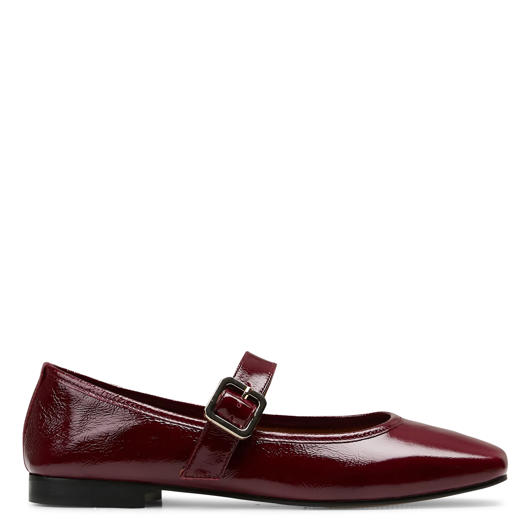 Ballerines en cuir Rouge LILY