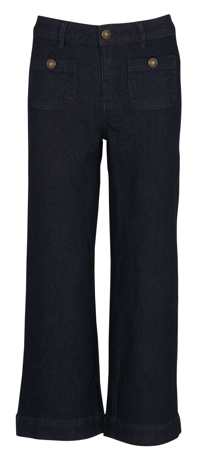 Jean cropped en coton mélangé Bleu MAE