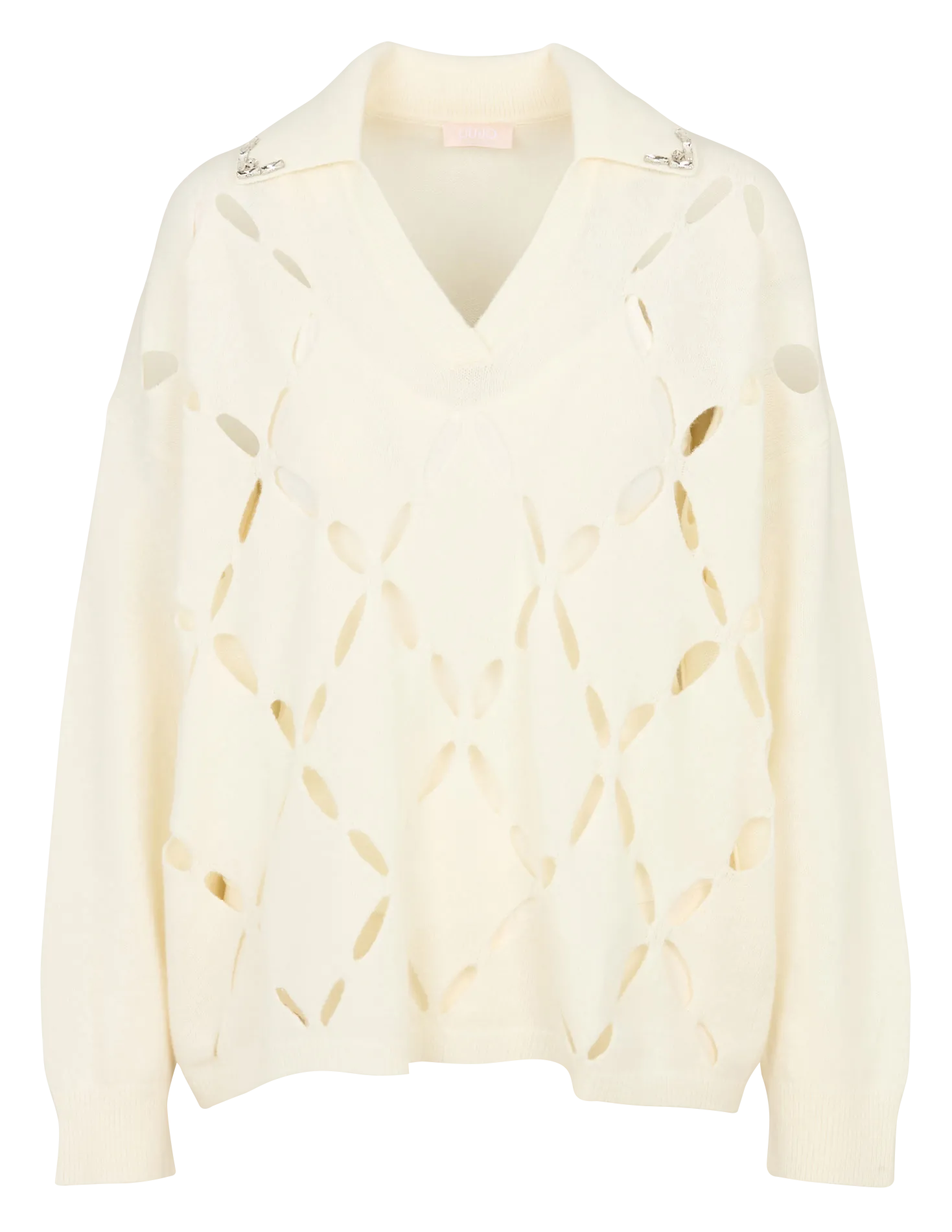 Pull oversize en laine Blanc