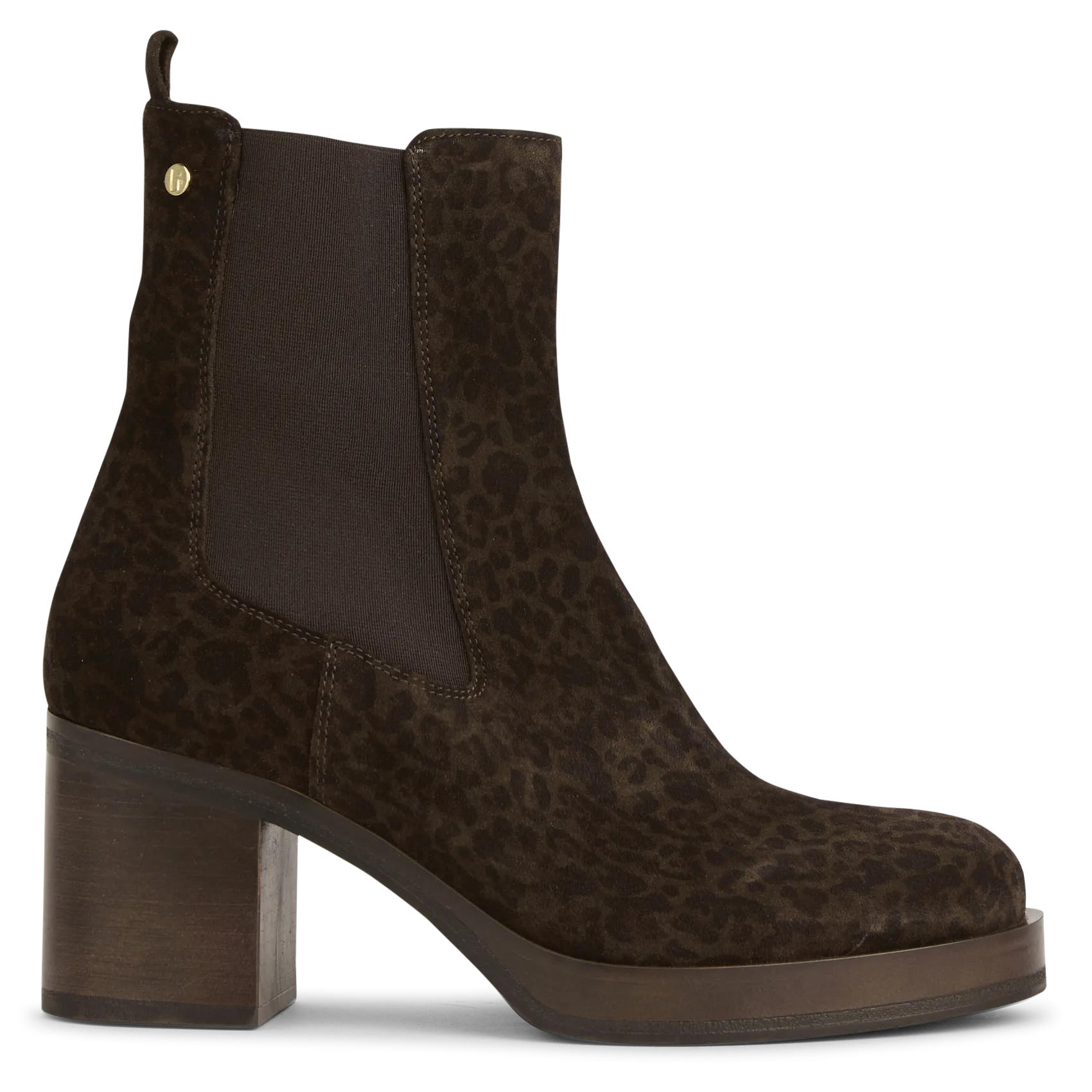 Boots à talons en cuir Marron ELEA