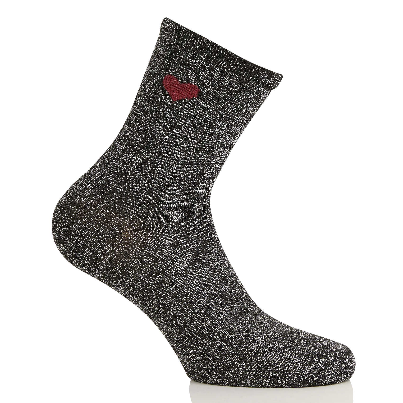 Chaussettes en fibres recyclées mélangées Noir NOLIA