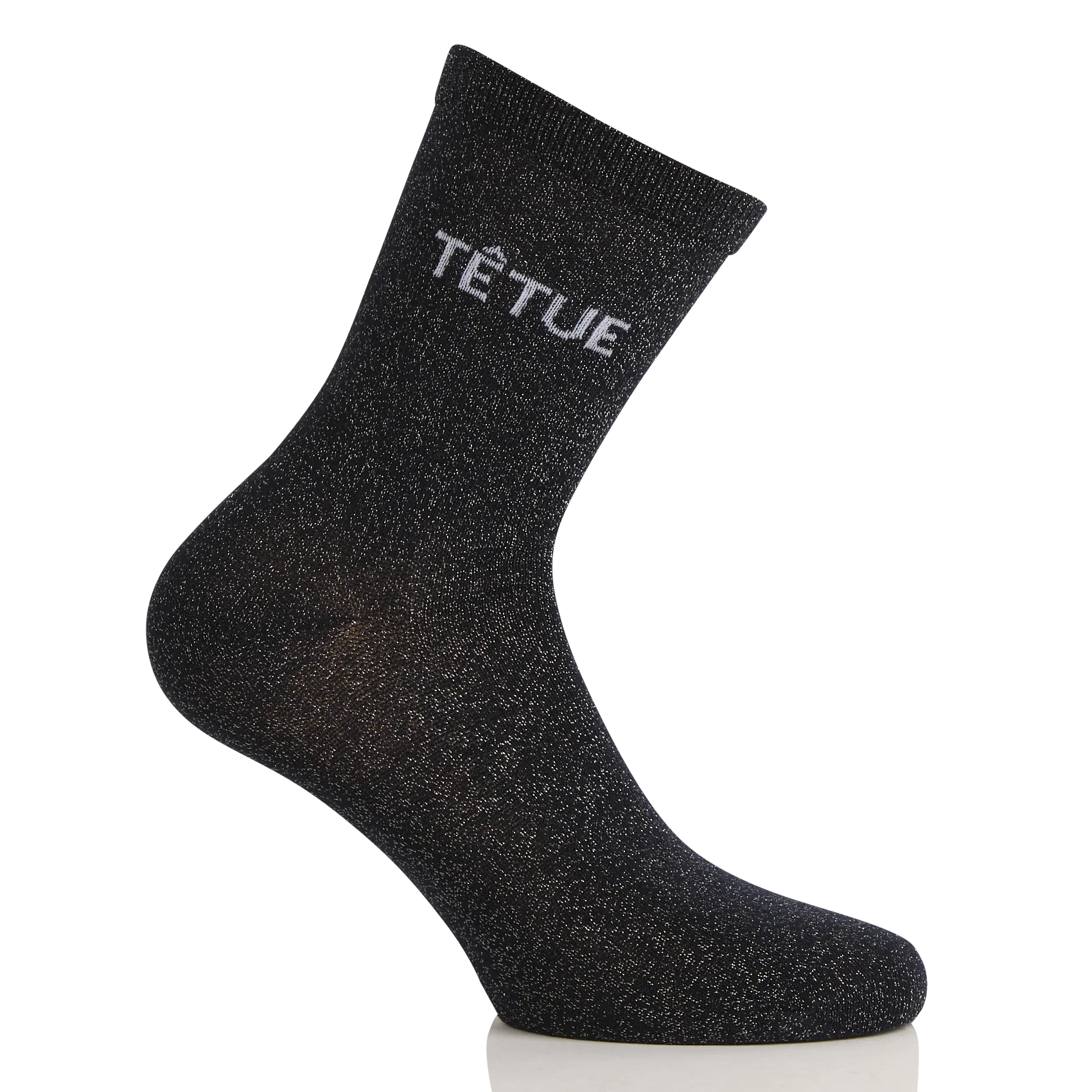 Chaussettes en coton mélangé Bleu SEBBY