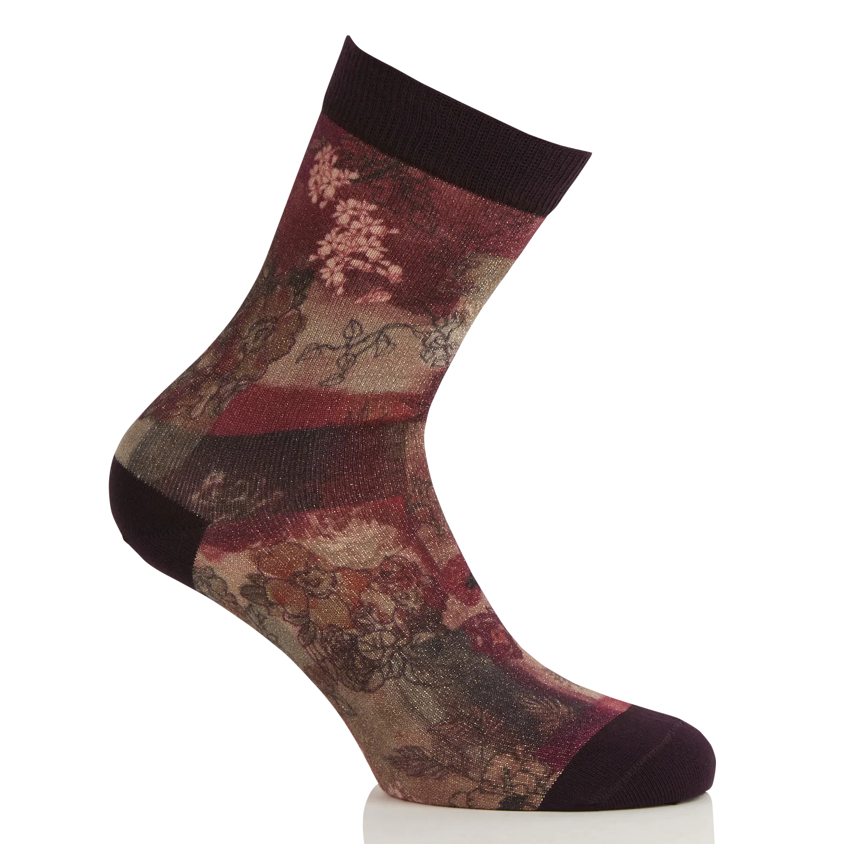 Chausettes imprimées Rouge NANAMI