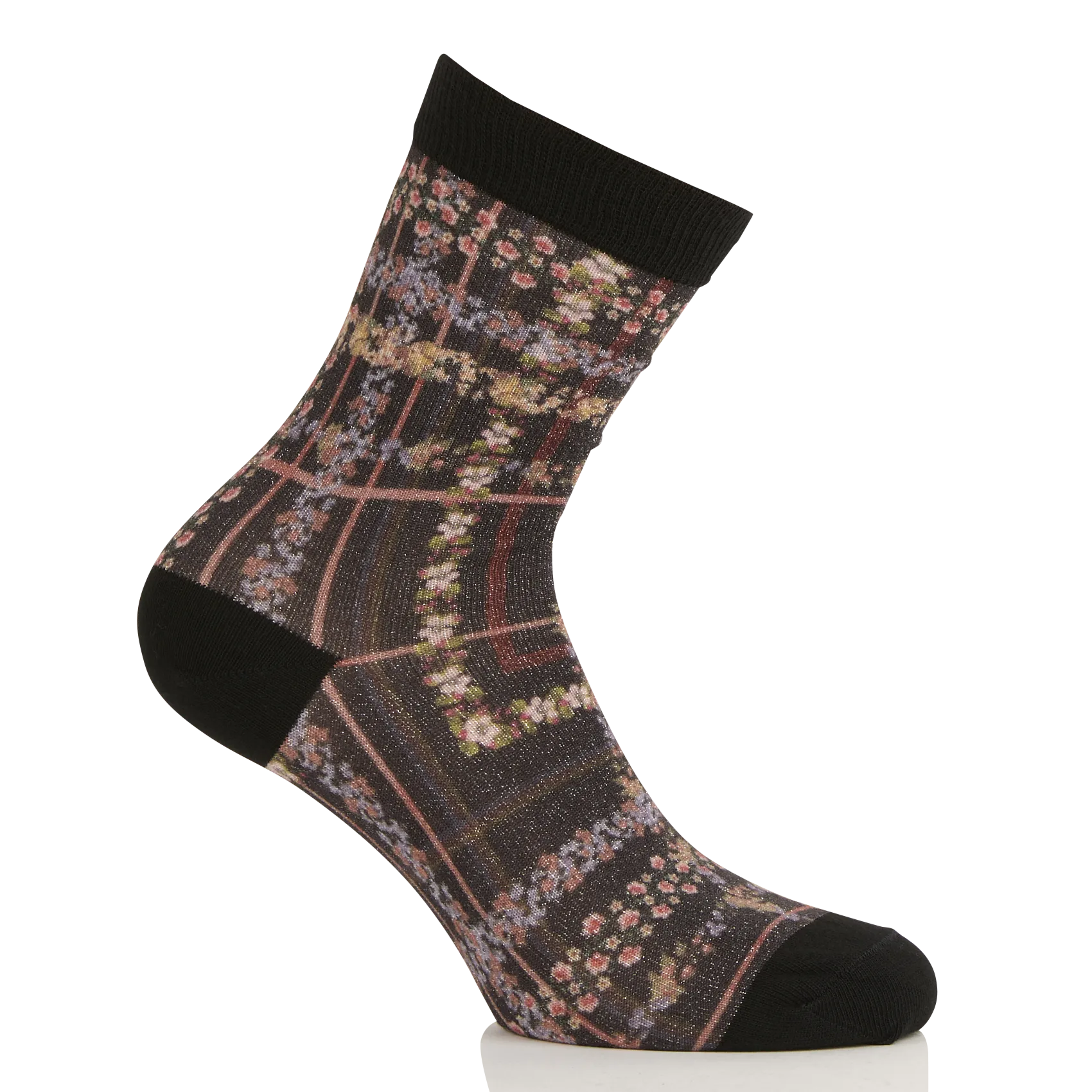 Chausettes imprimées Marron NANAMI