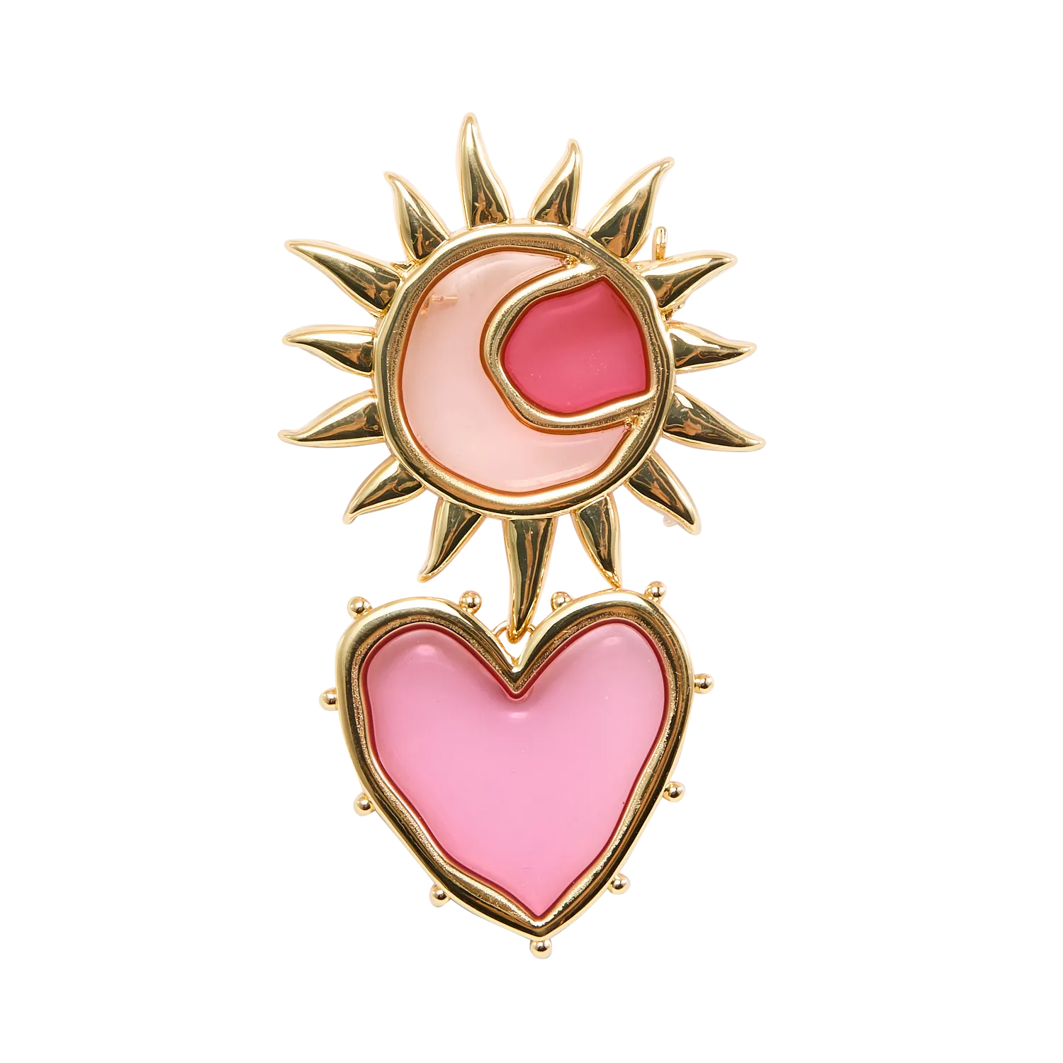 Broche en laiton mélangé Doré NORFOLK