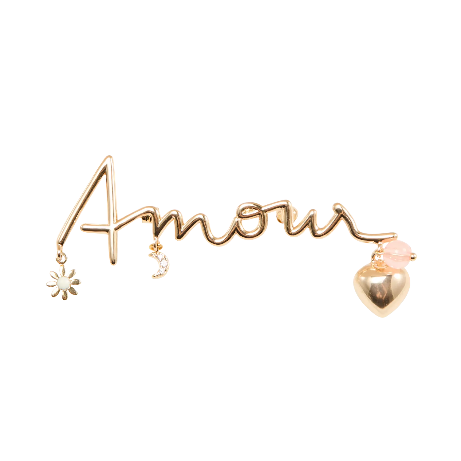 Broche en laiton mélangé Doré NEMOURS