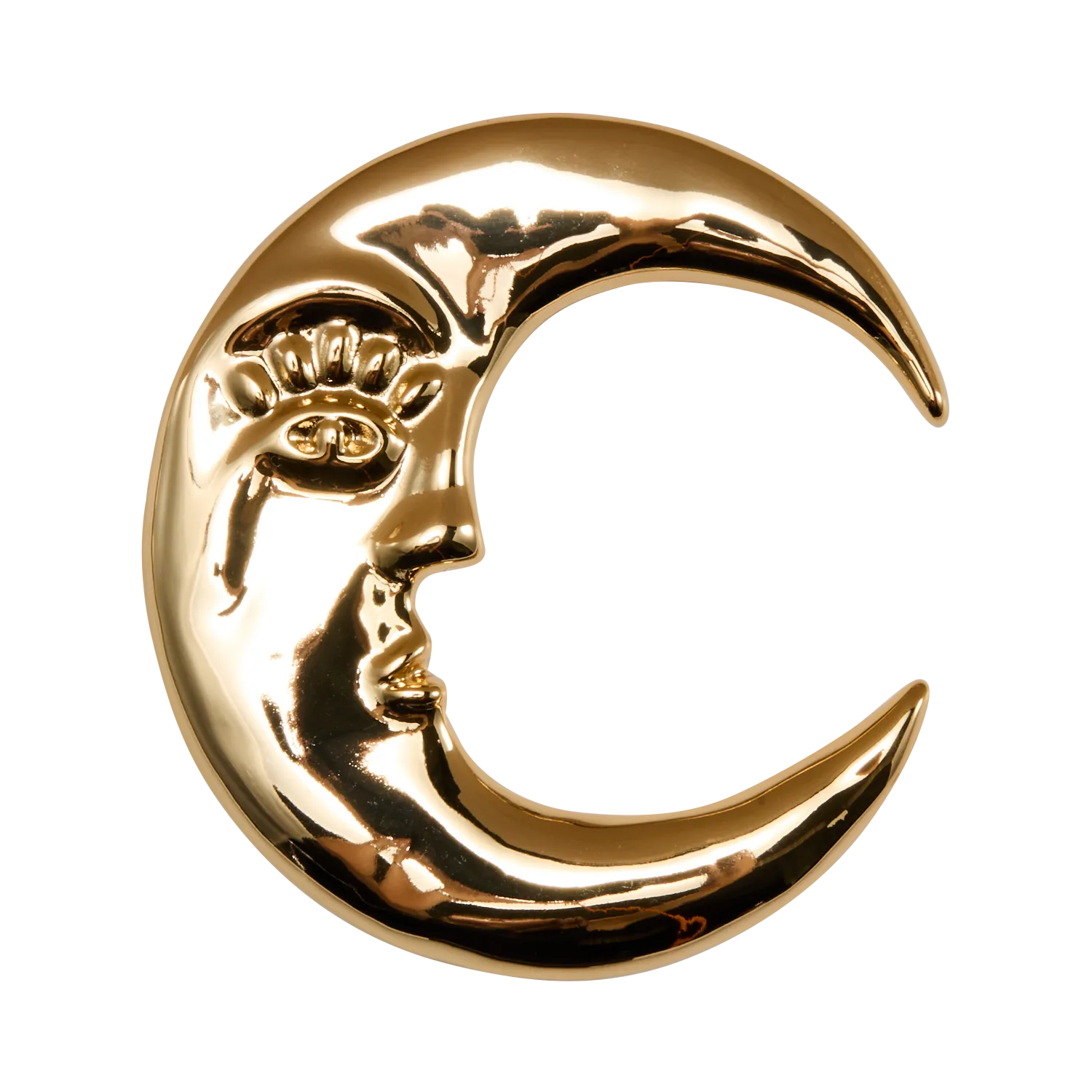 Broche lune Doré NORWAY