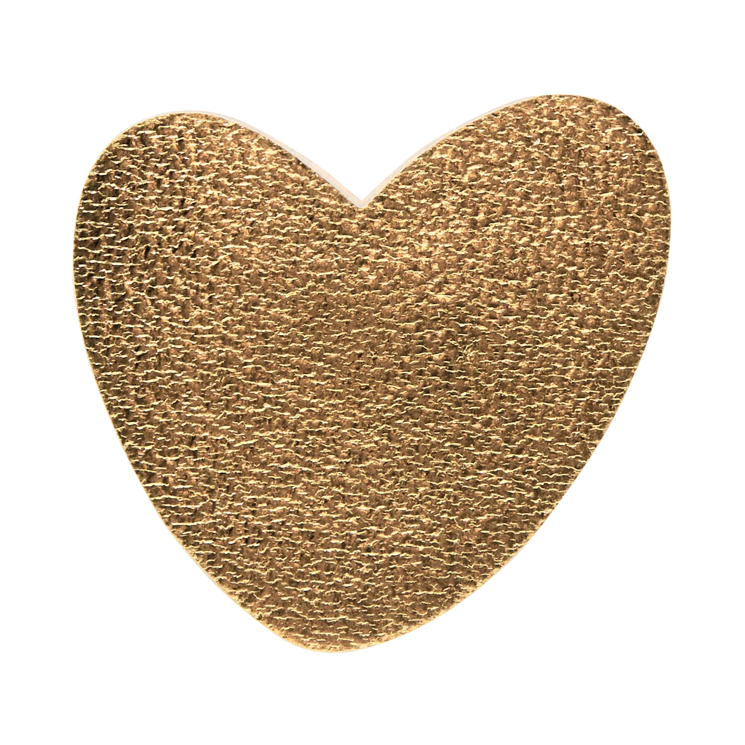 Broche coeur Doré NOLFA