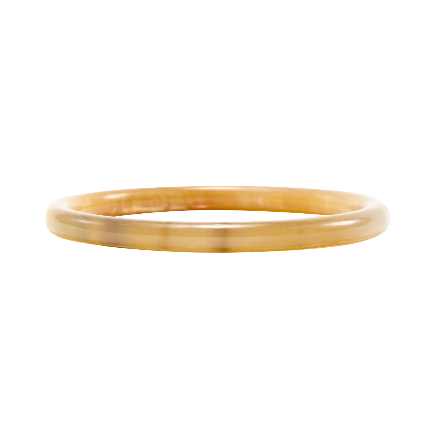 Jonc fin et rond marbré Beige KHAI