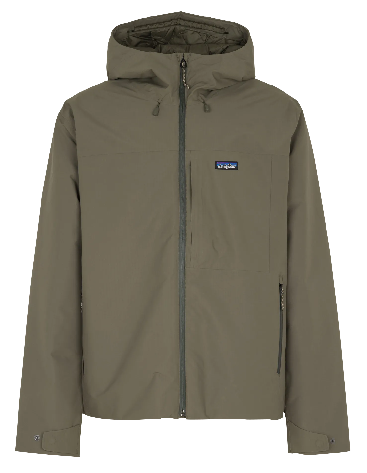 Imperméable col montant Vert