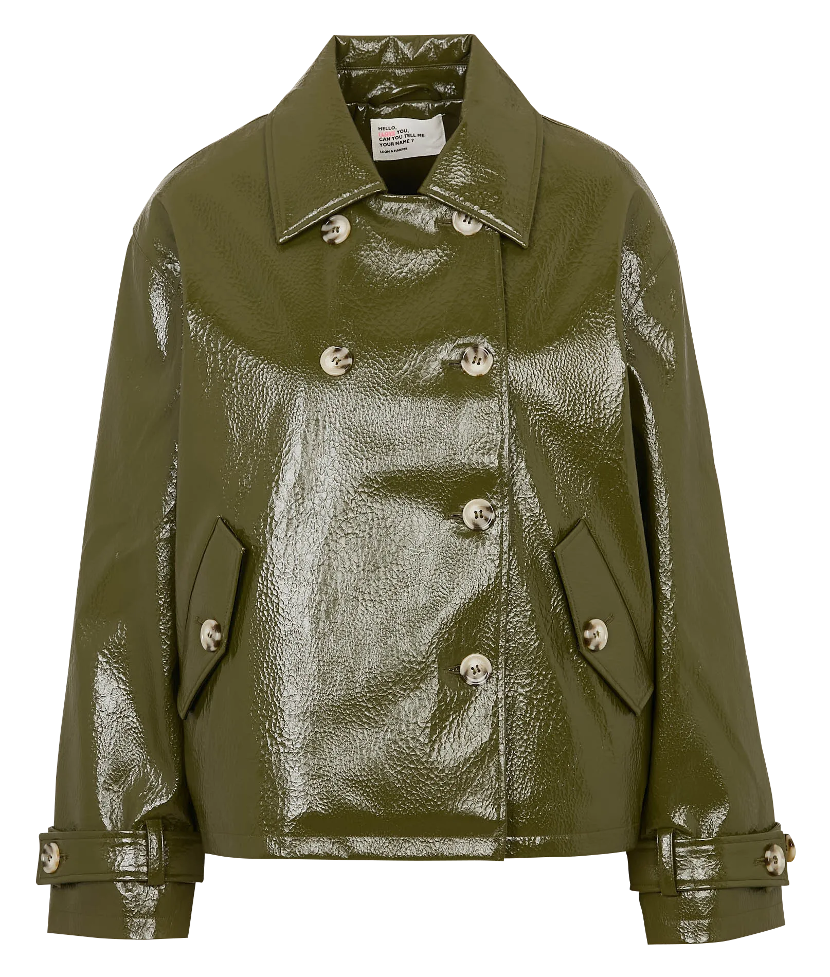 Veste col classique Vert VANNI