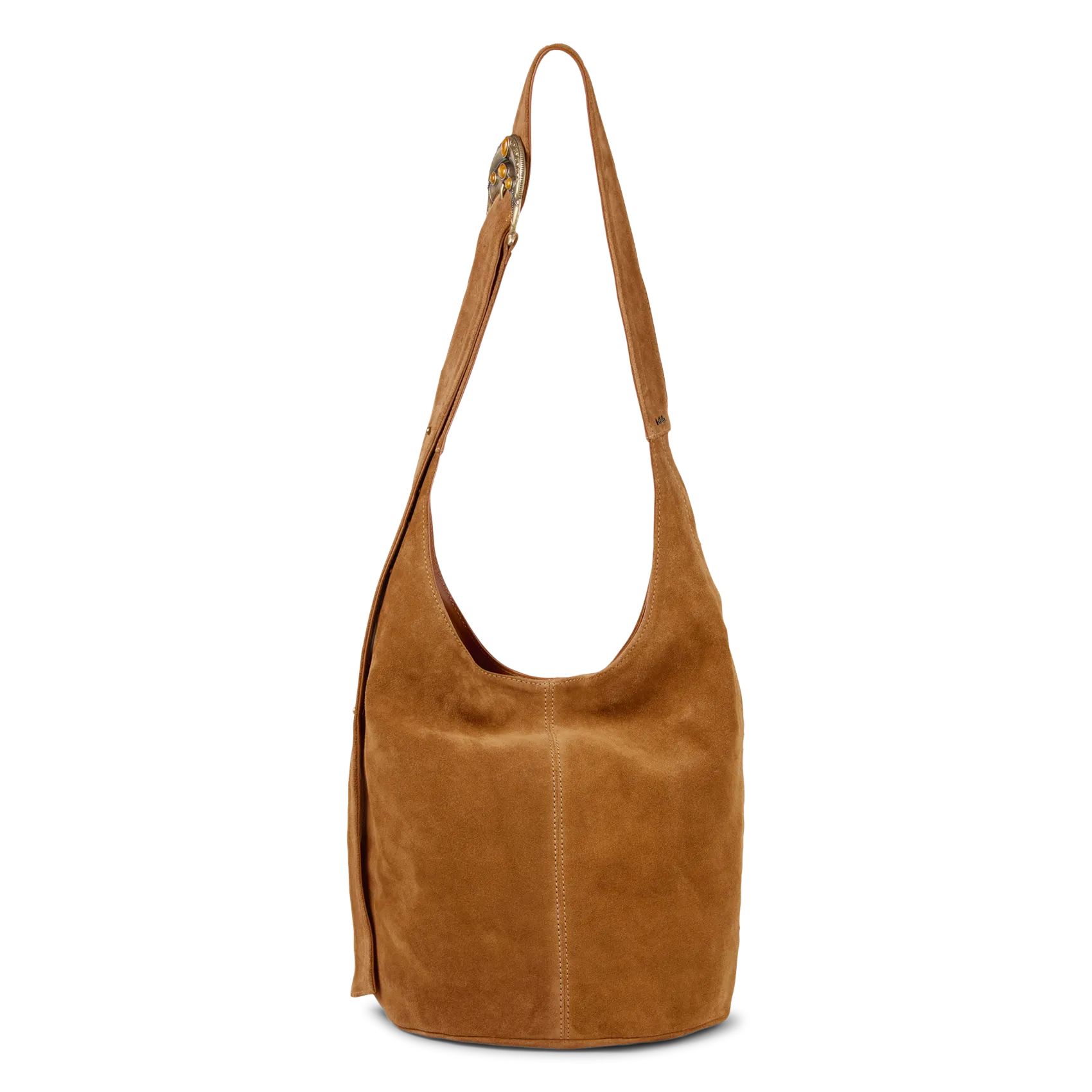 Sac seau en cuir Marron YOUYOU