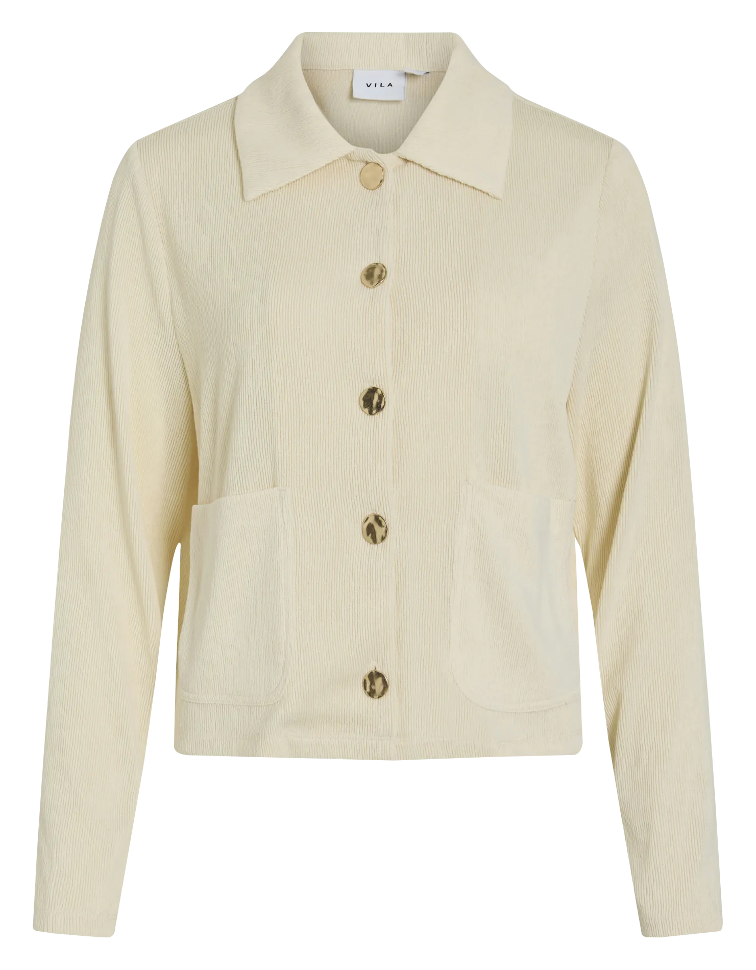 Gilet col classique Beige MERSA