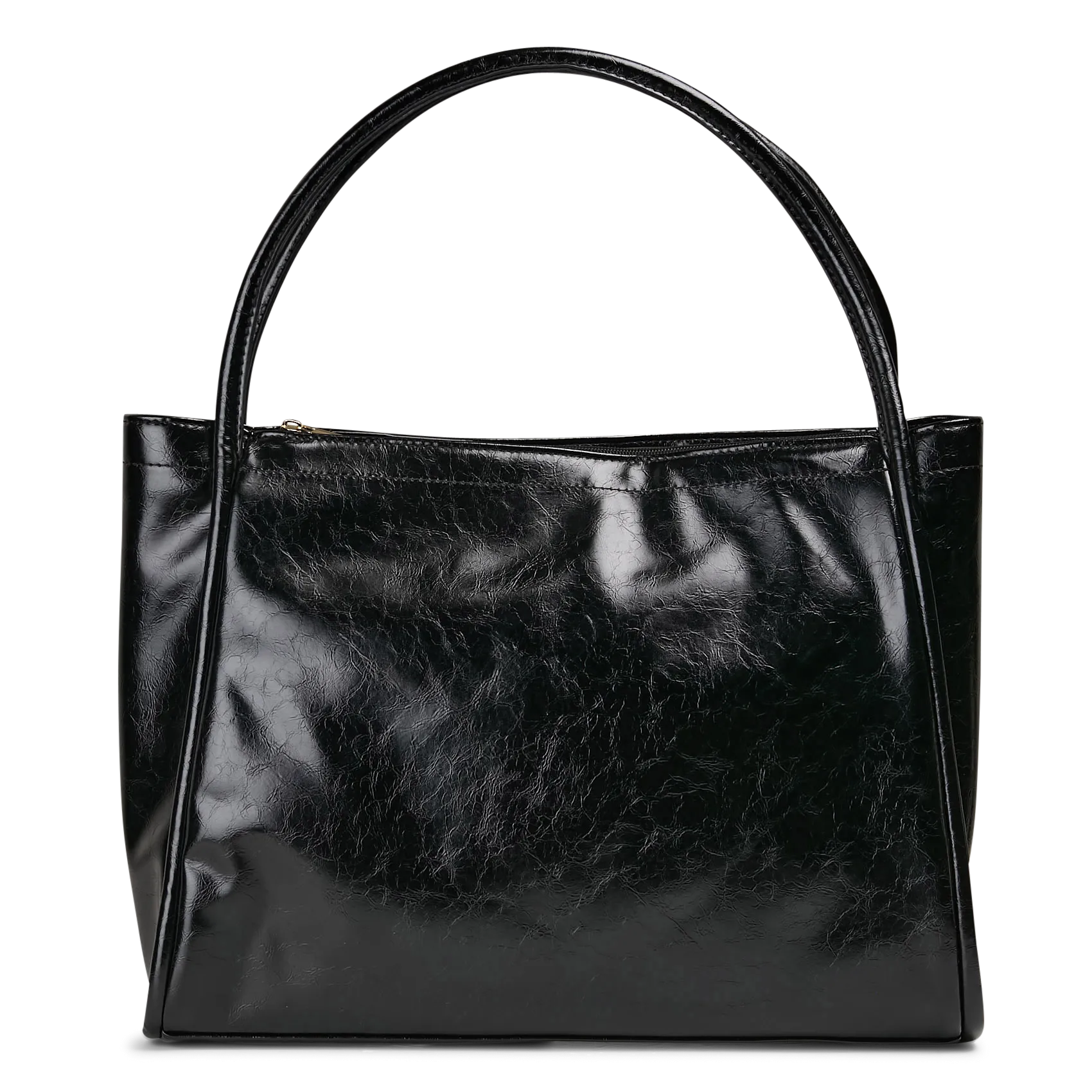 Cabas effet cuir Noir