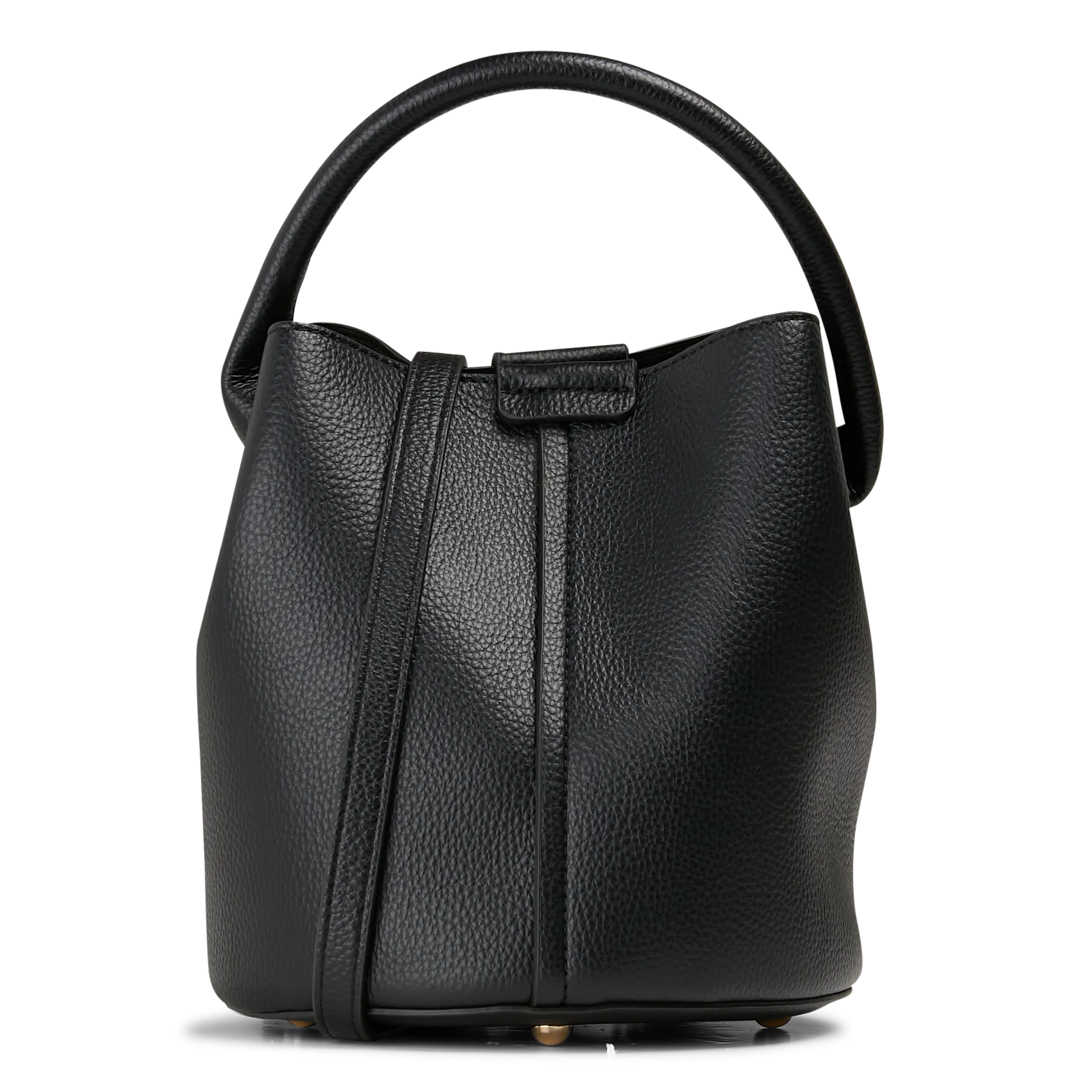 Sac seau effet cuir Noir