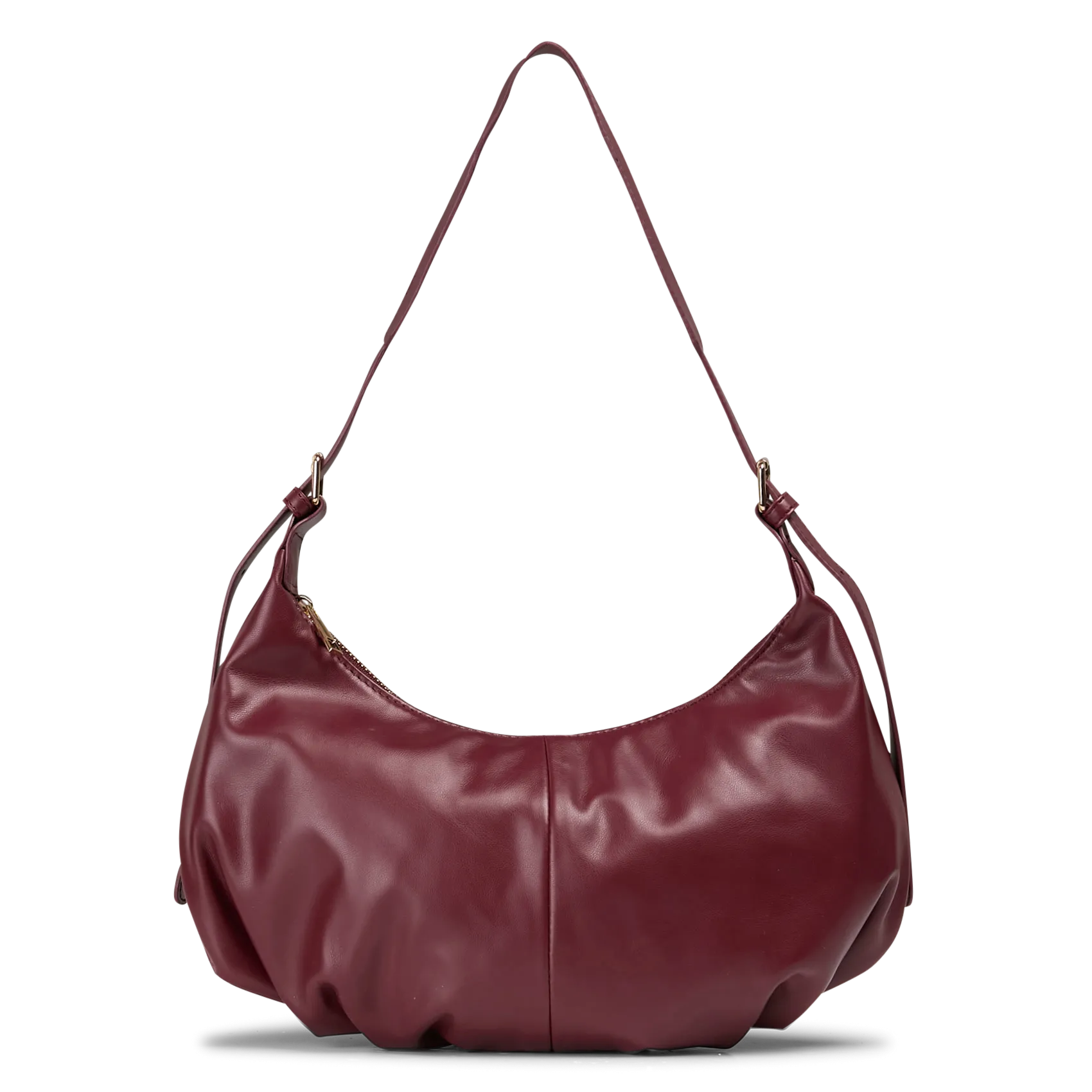 Sac bandoulière effet cuir Violet