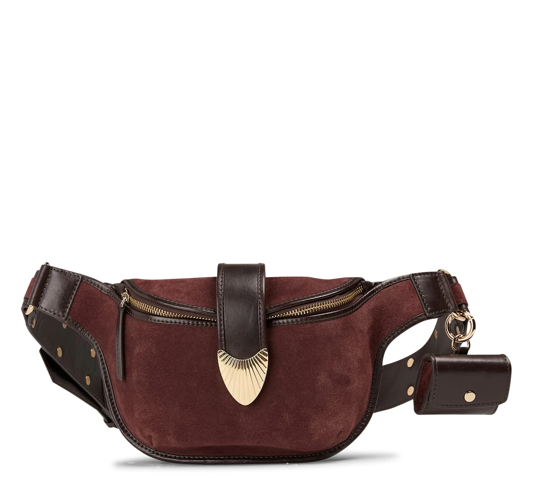 Sac banane en cuir Rouge LEONARD