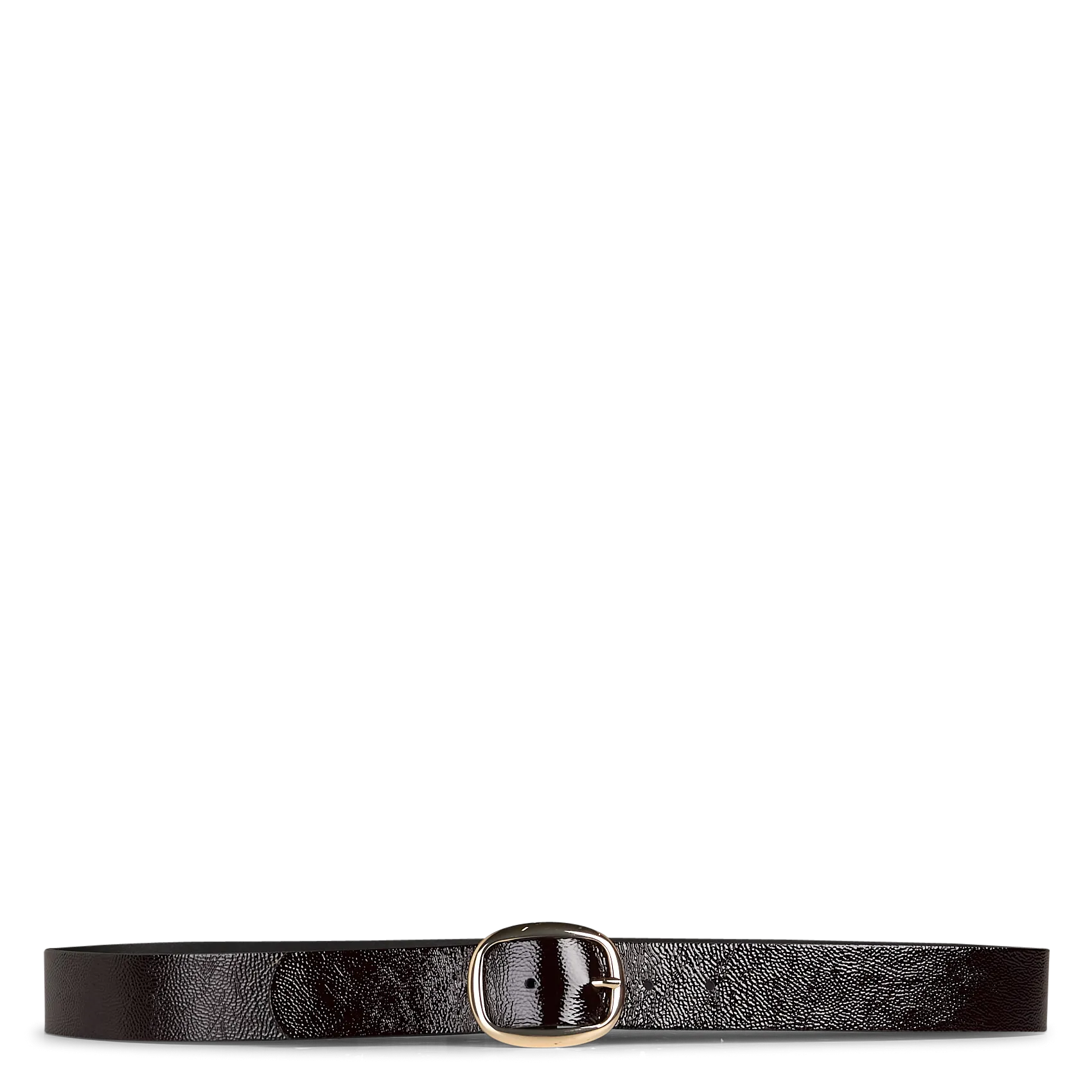 Ceinture à boucle en cuir Rose MIRANDA