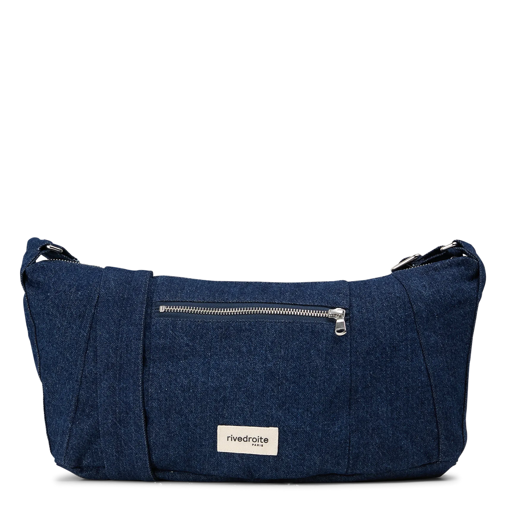 Sac porté épaule en denim brut Bleu MINI CHARLOT