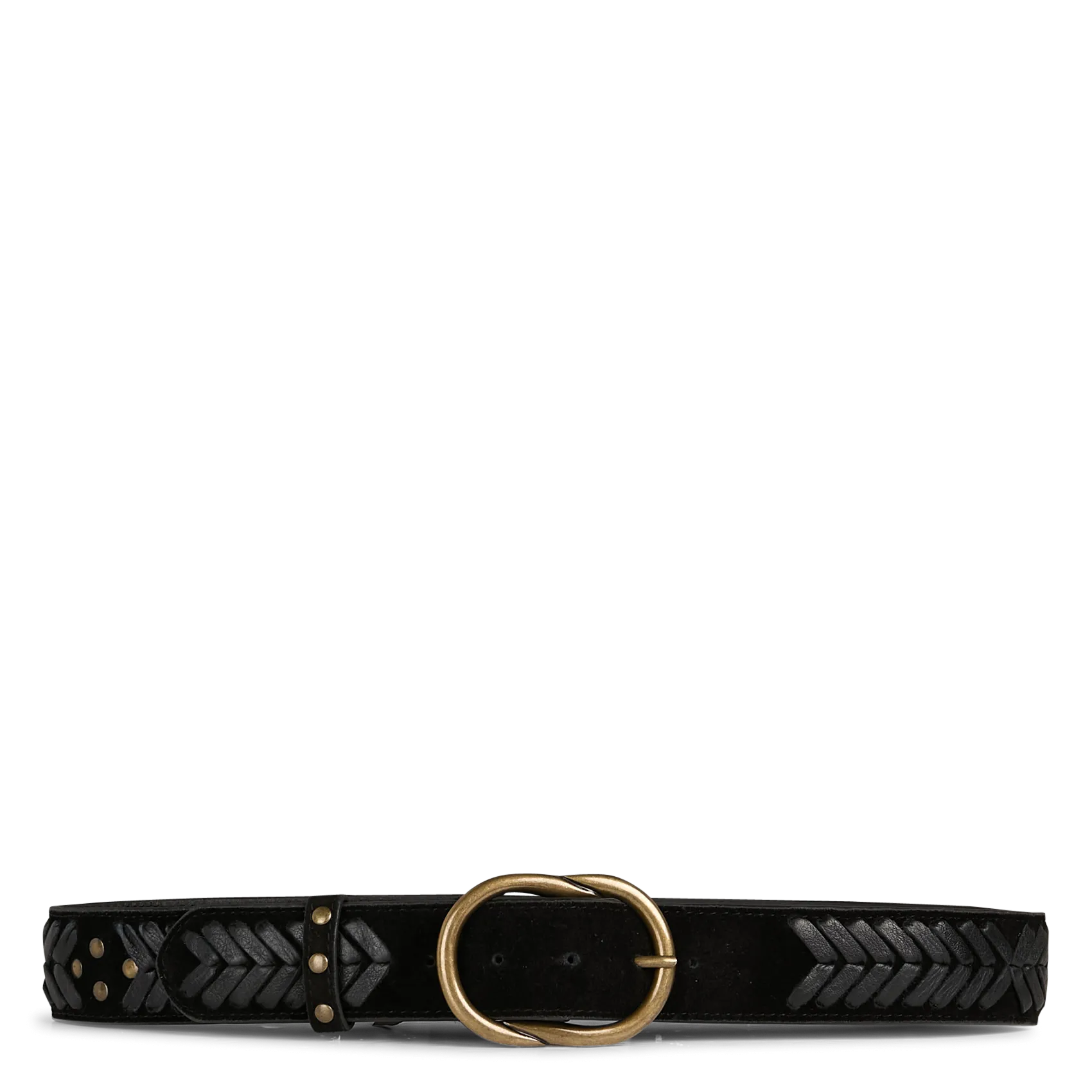 Ceinture en cuir Noir MANINA