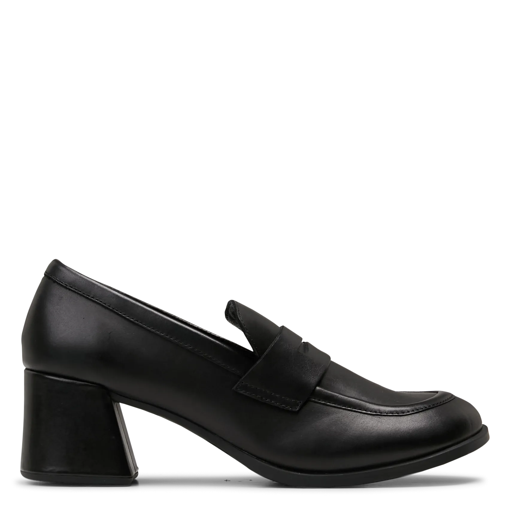 Mocassins en cuir Noir KORA