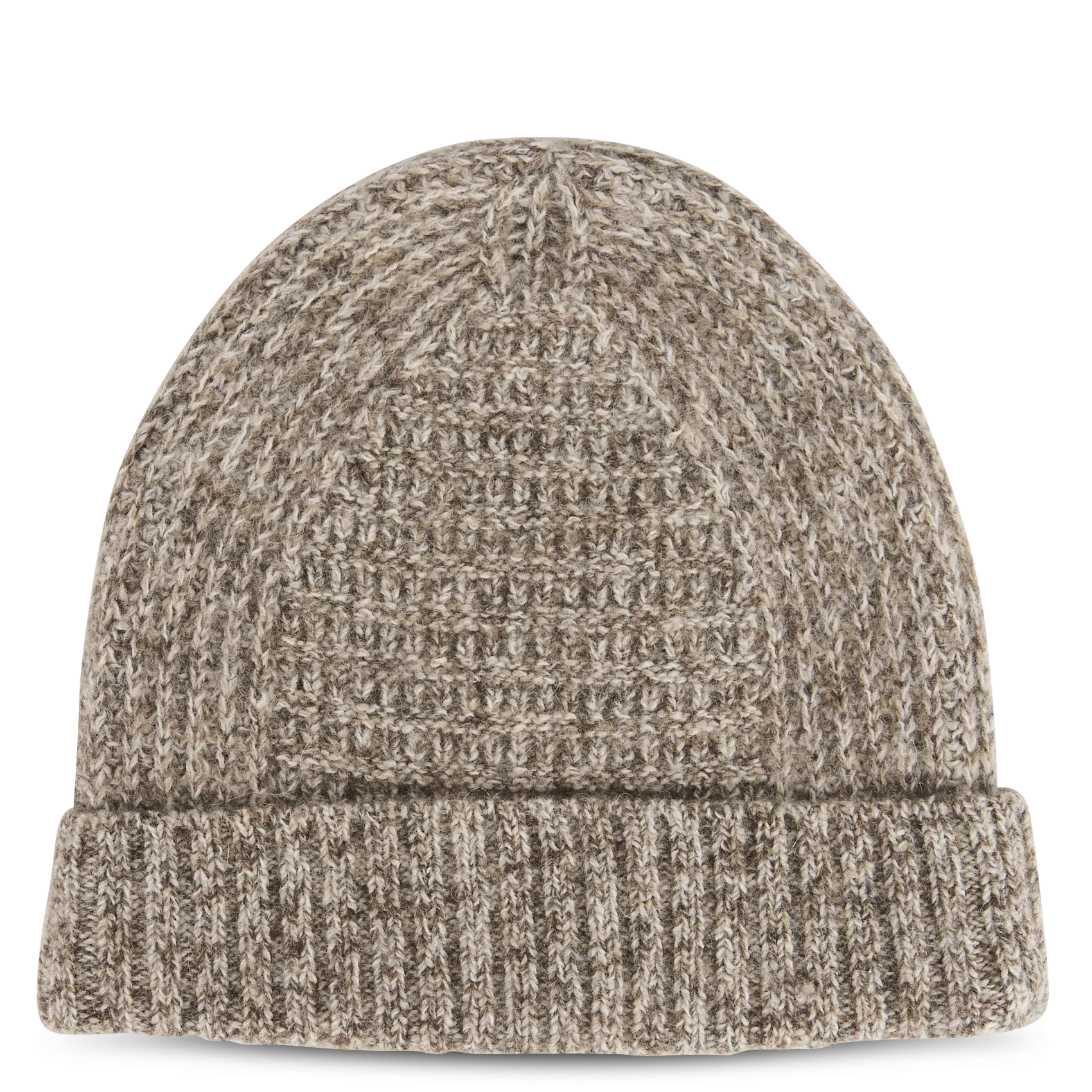 Bonnet chiné en laine mélangée Gris HENRY