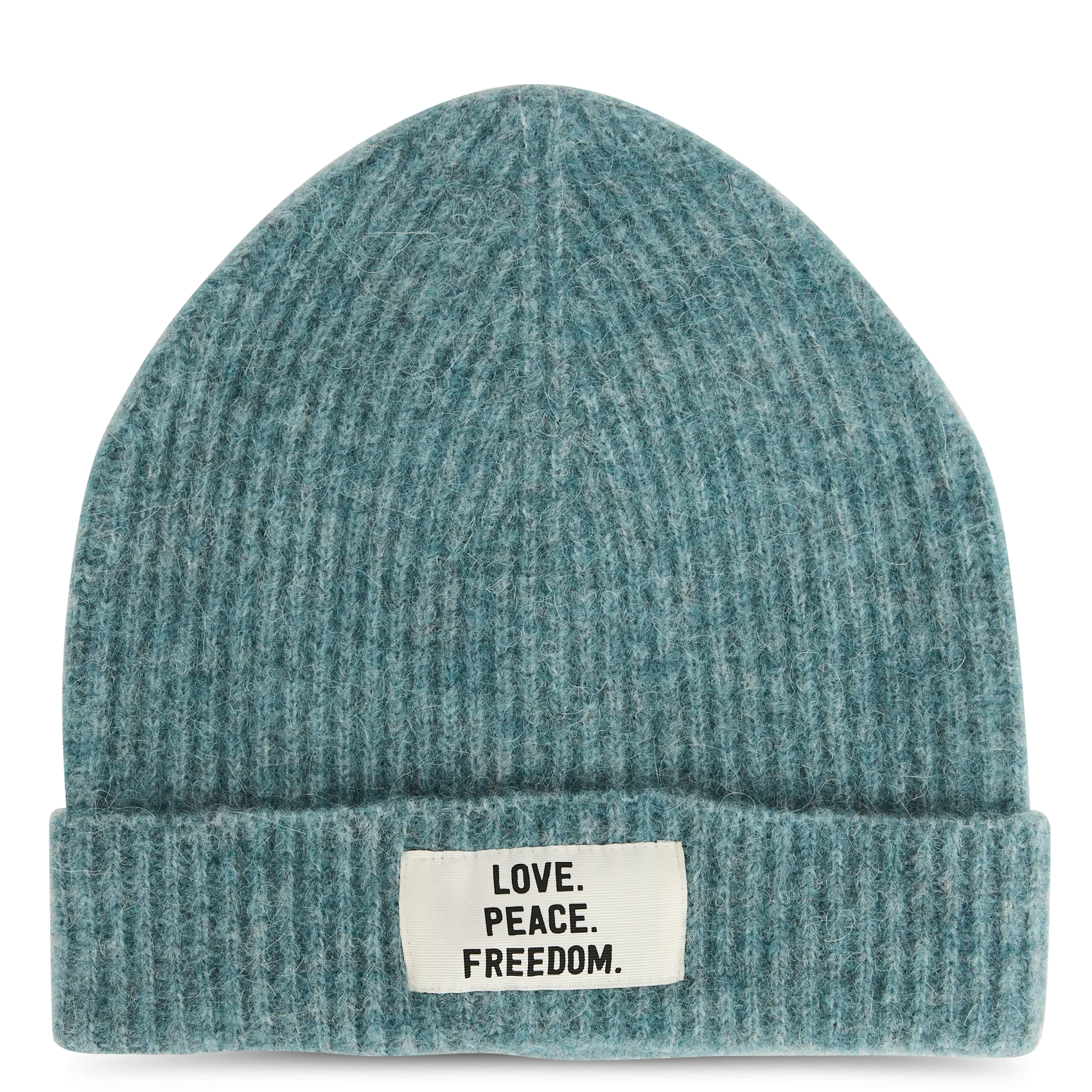 Bonnet en alpaga mélangé Vert ALYA