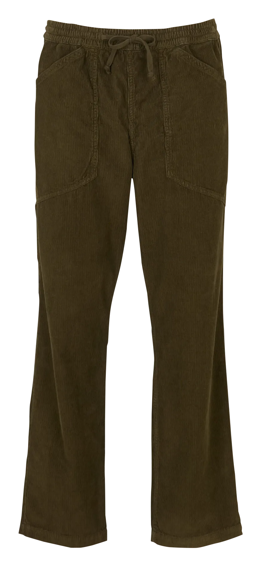Pantalon droit en coton Vert MILAK