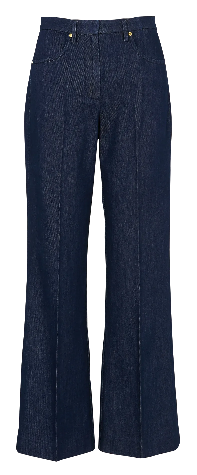 Jean taille haute flare brut Bleu JEROME