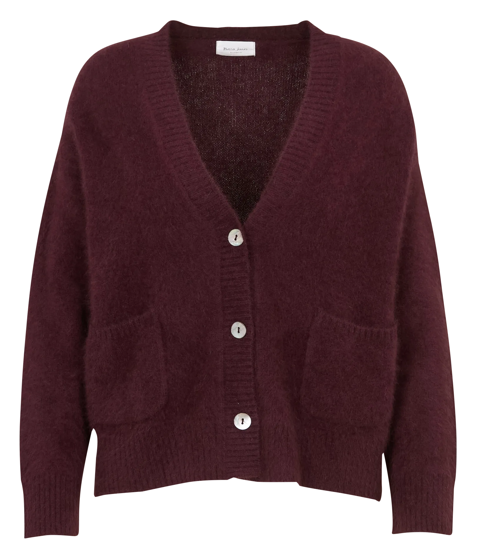 Cardigan col v en laine Violet POESIE