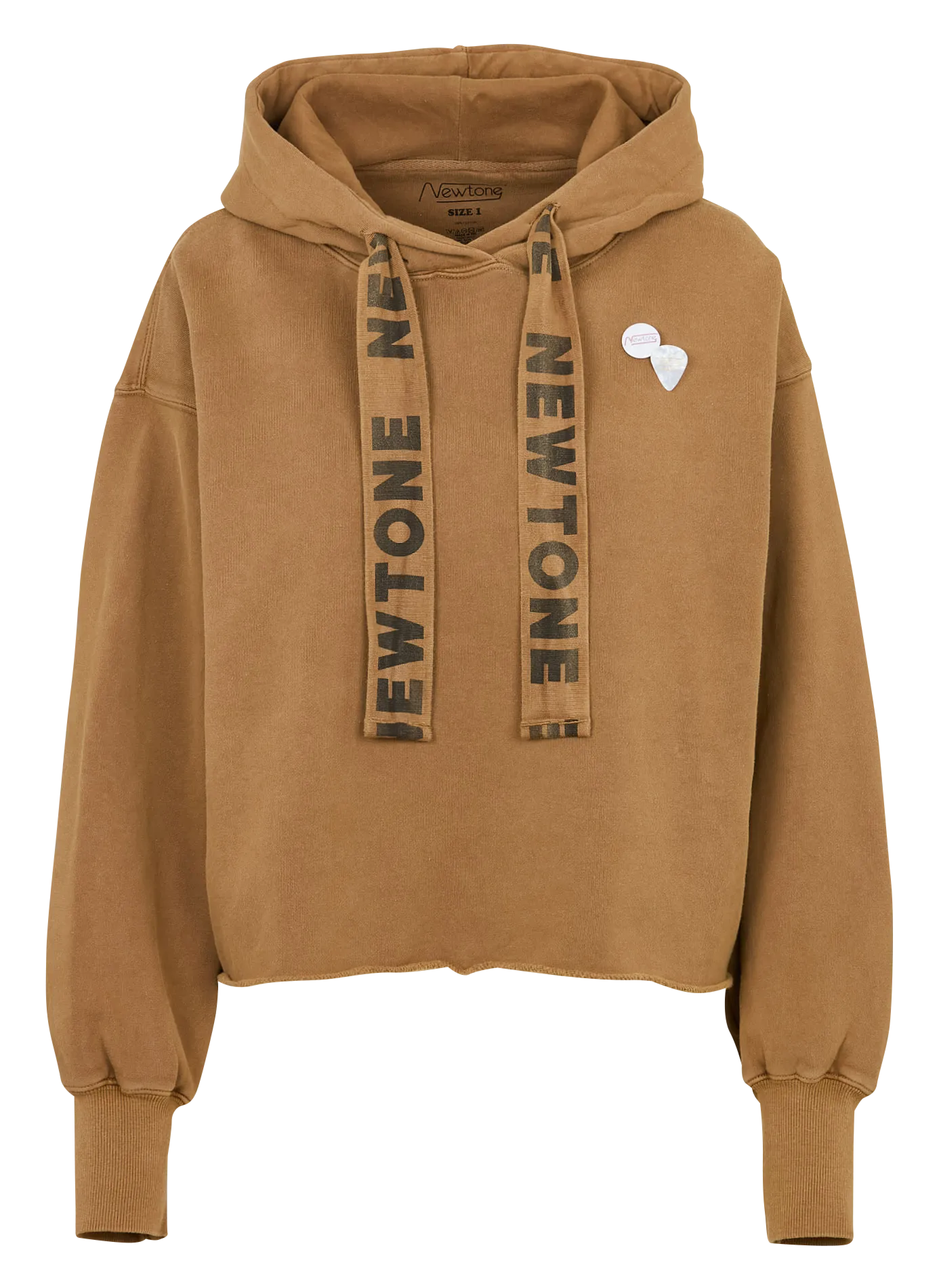 Sweat col rond en coton mélangé Marron HOCB