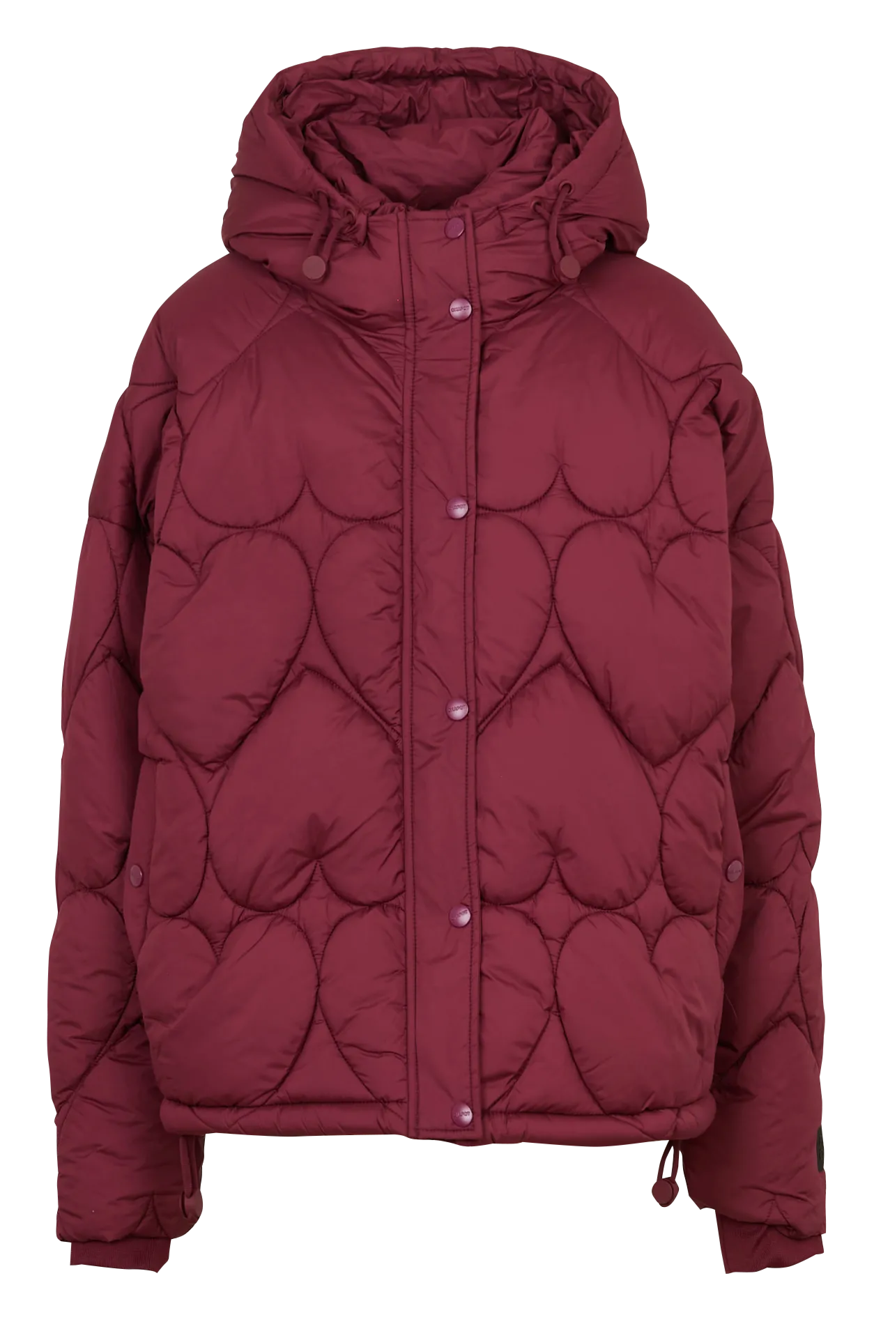 Veste oversize en fourrure synthétique Rouge MERLE