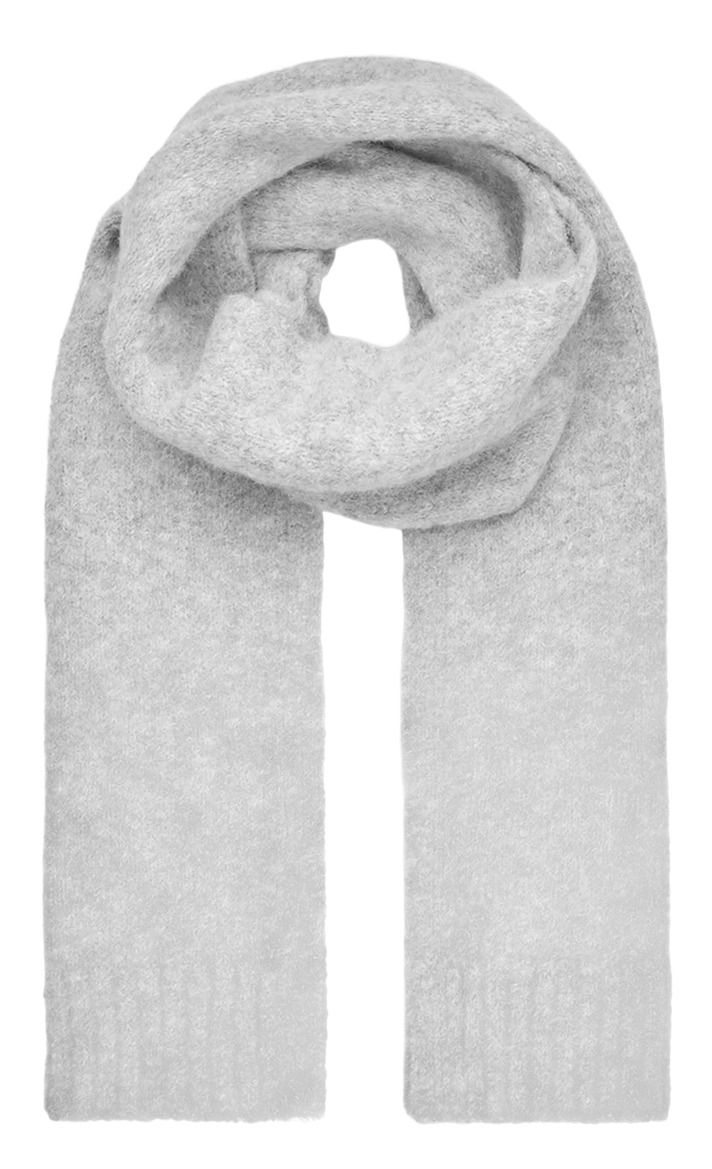 Echarpe en alpaga mélangé Argent SAJEANNE