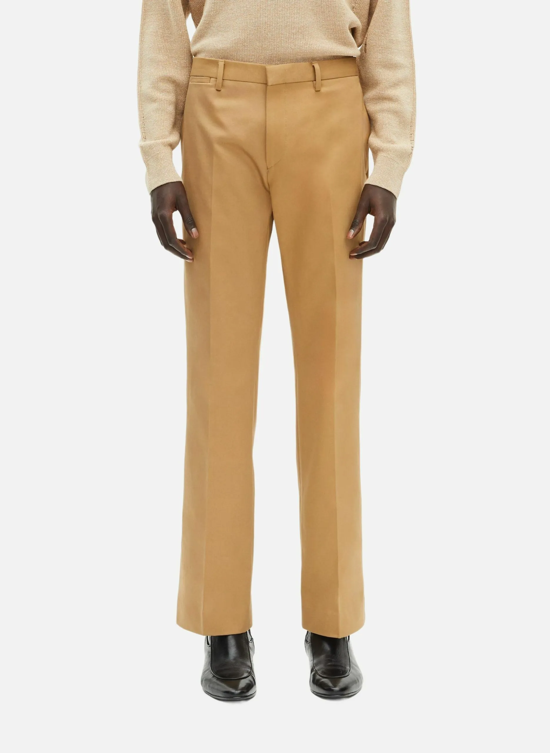 Pantalon évasé Marron