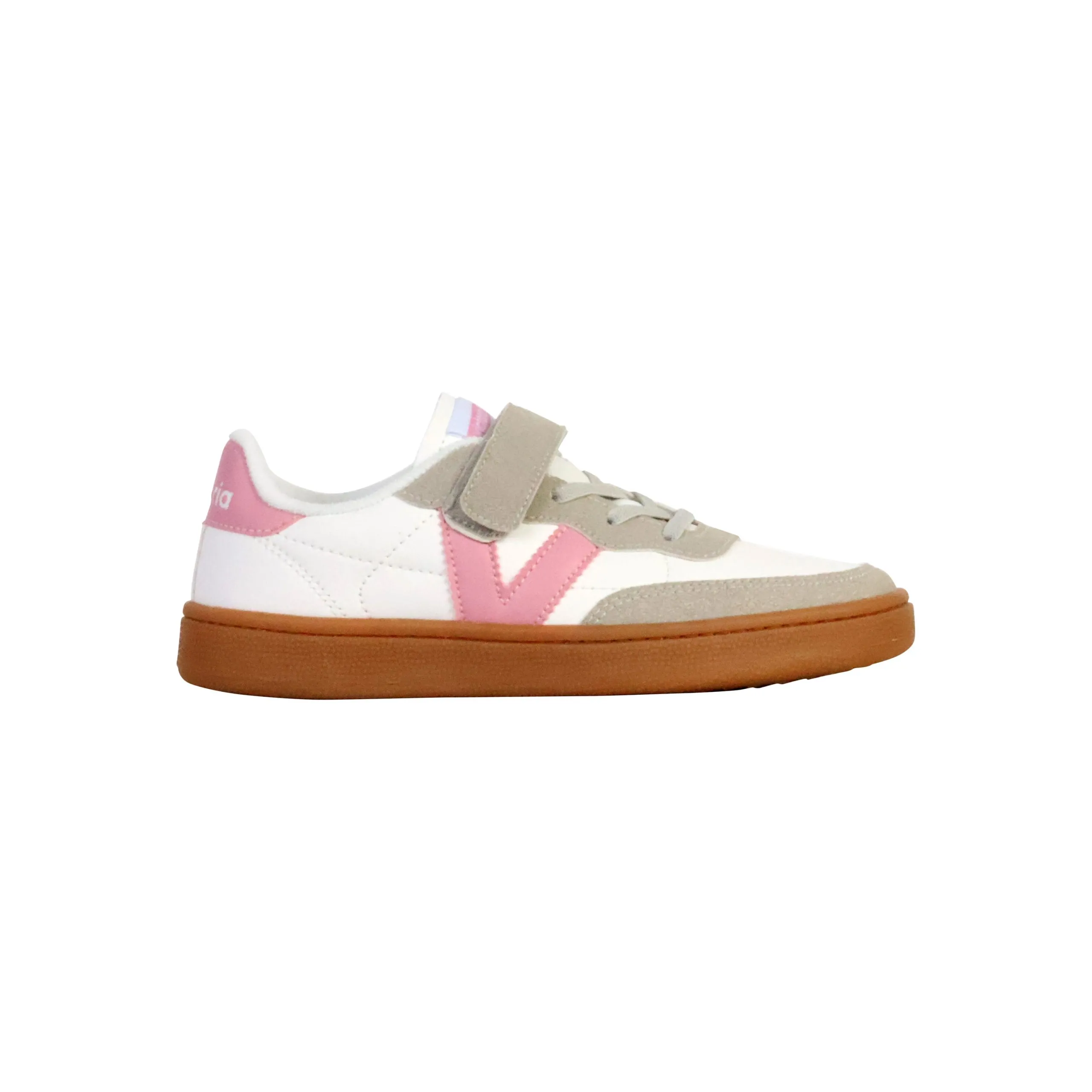 Basket basse à lacets juniors Rose