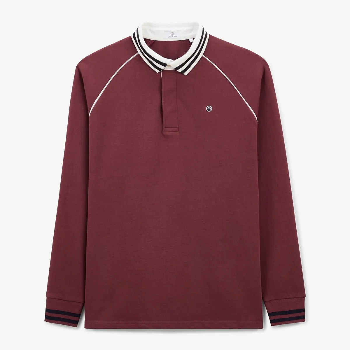 Polo de rugby manches longues Rouge LOVEA