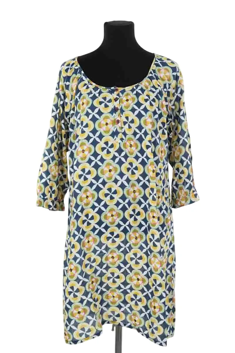 Robe en coton Multicolore