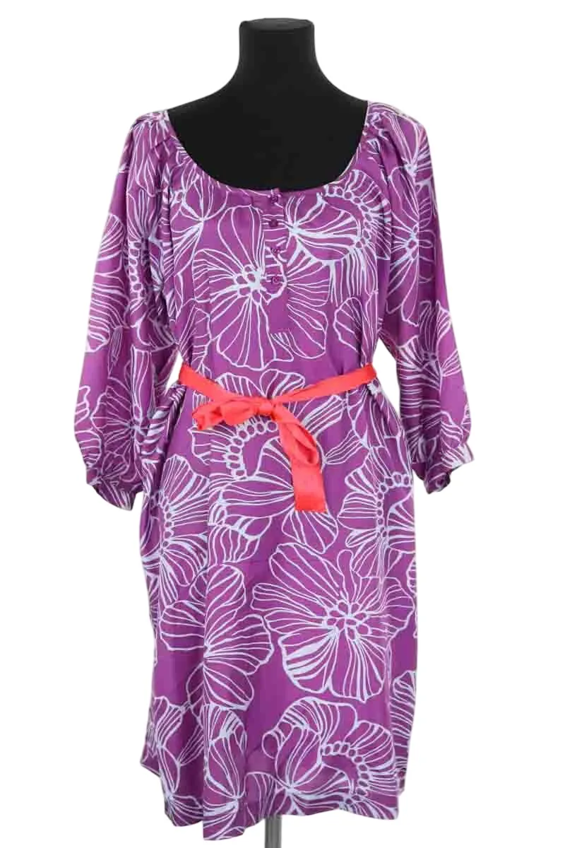 Robe en soie Violet