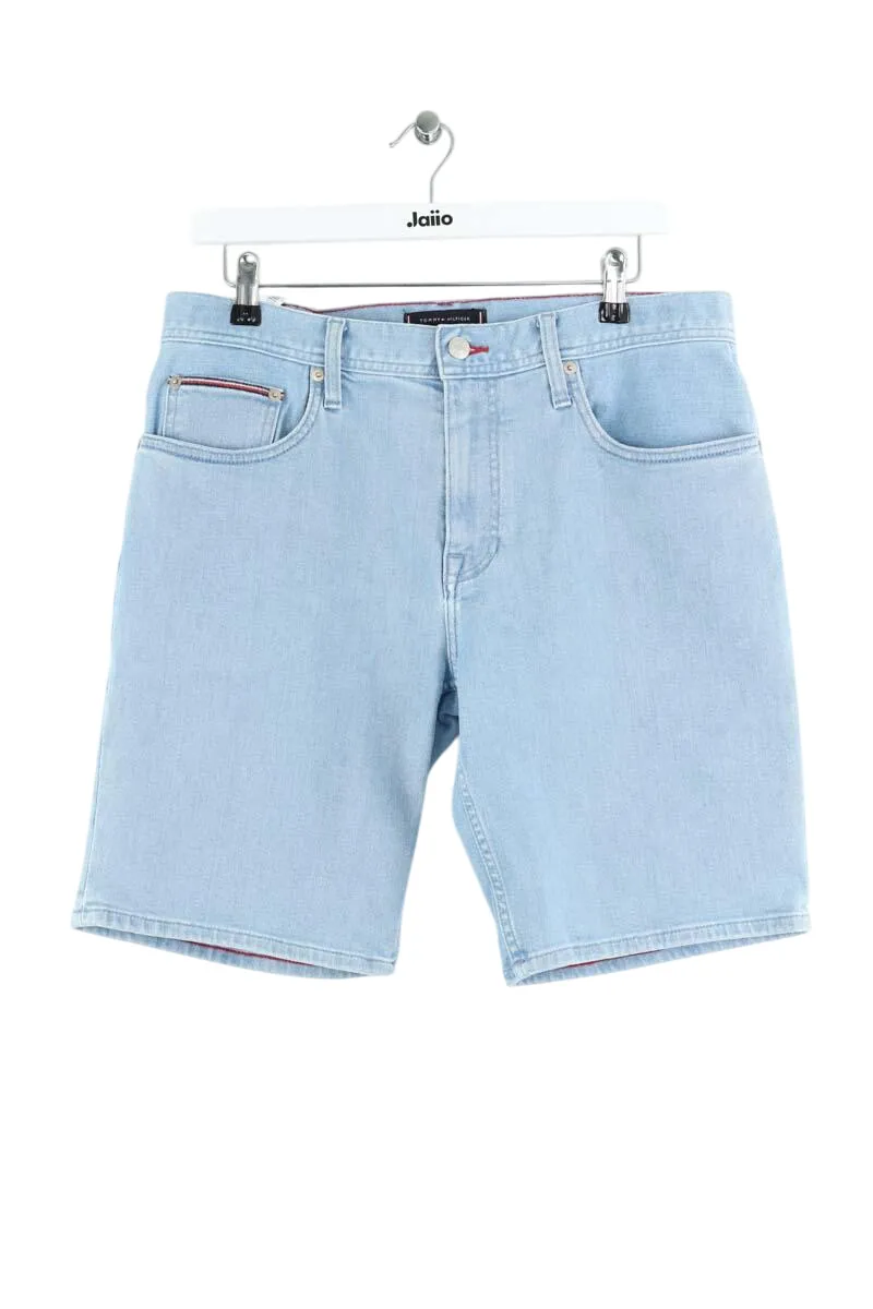 Short en coton Bleu