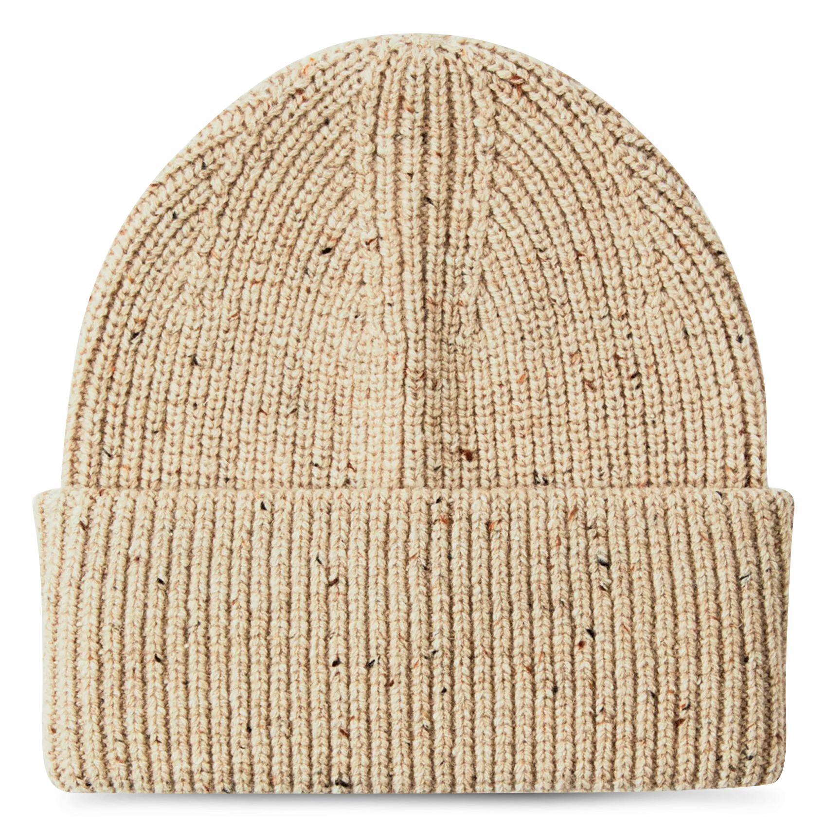 Bonnet en laine mélangée Beige NELLY