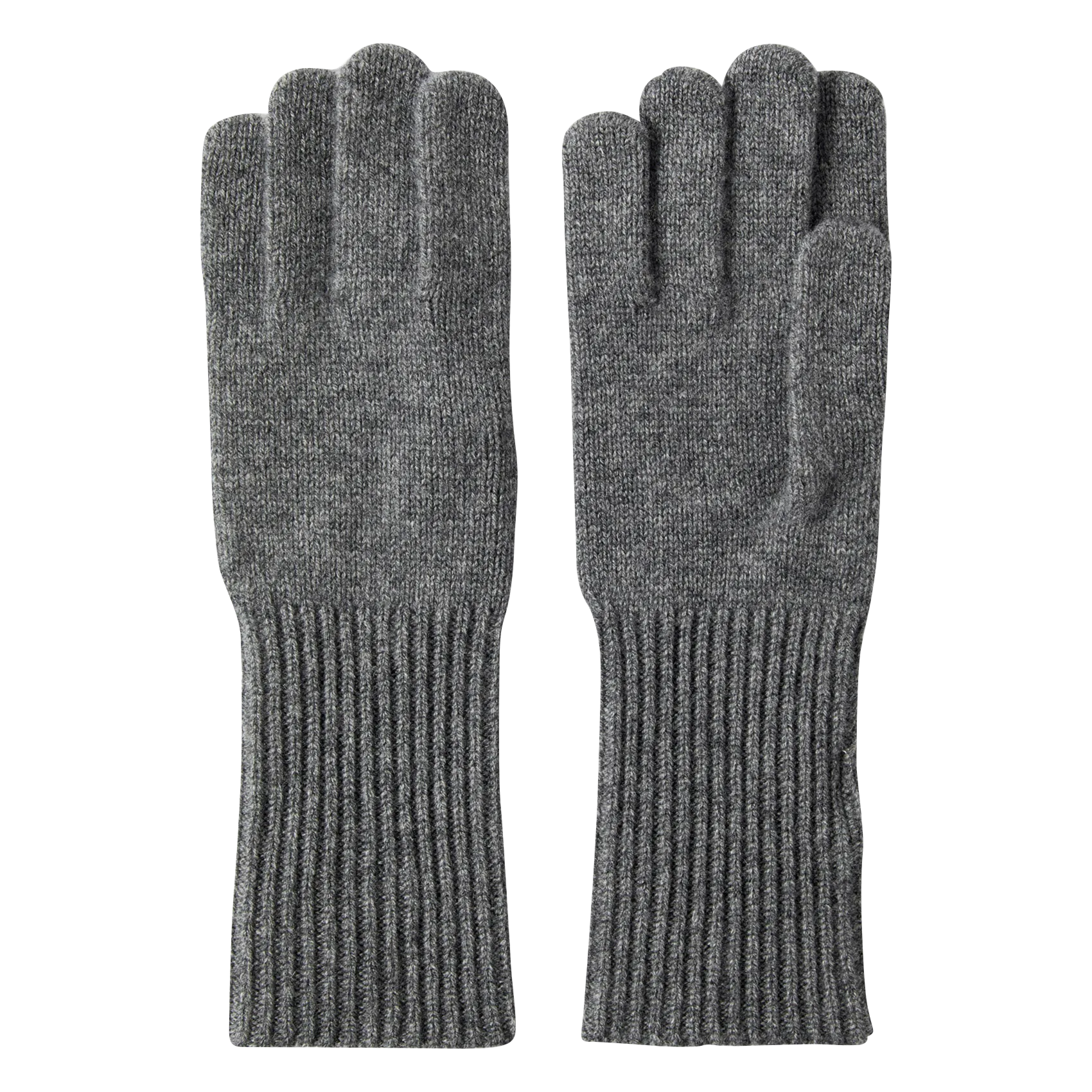Gants en laine et cachemire mélangé Gris CILLE
