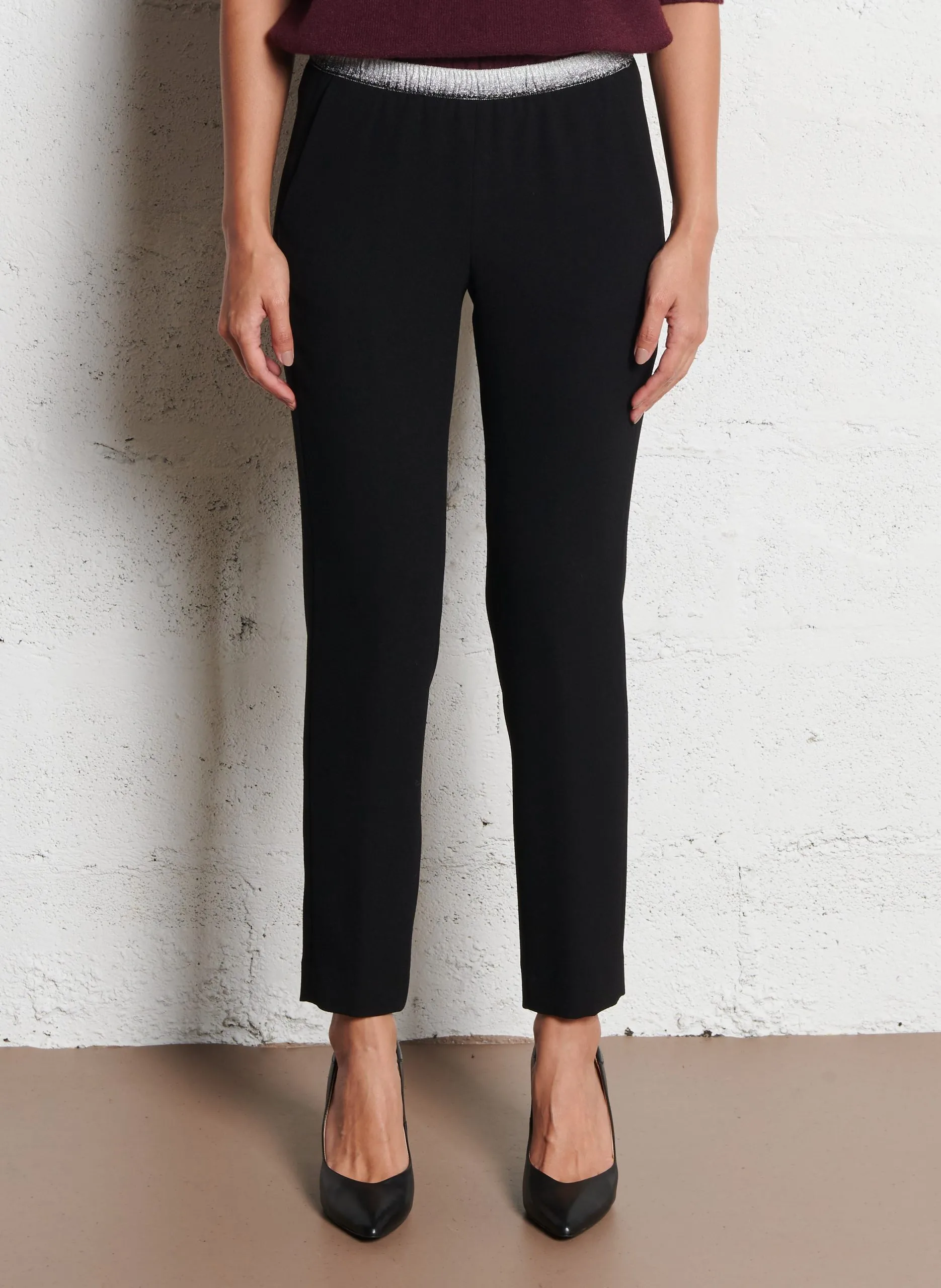 Pantalon droit Noir PIROUETTE