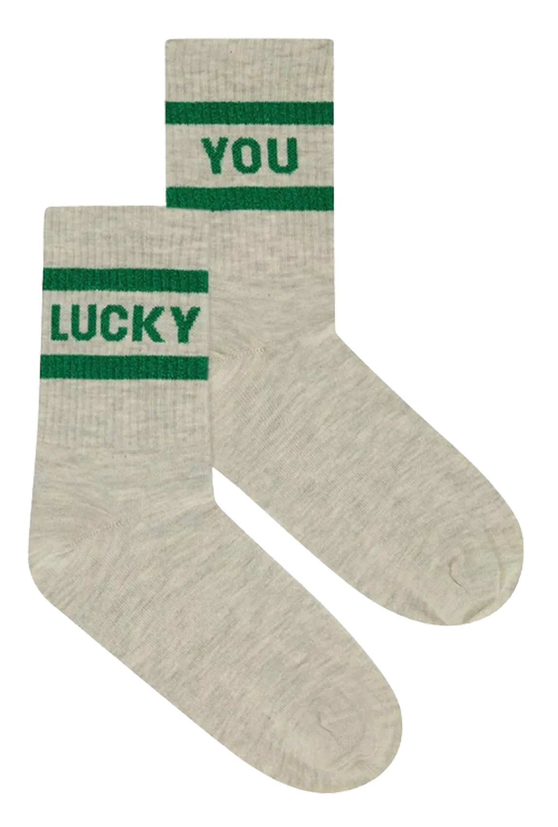 Chaussettes hautes imprimées Vert LUCKY