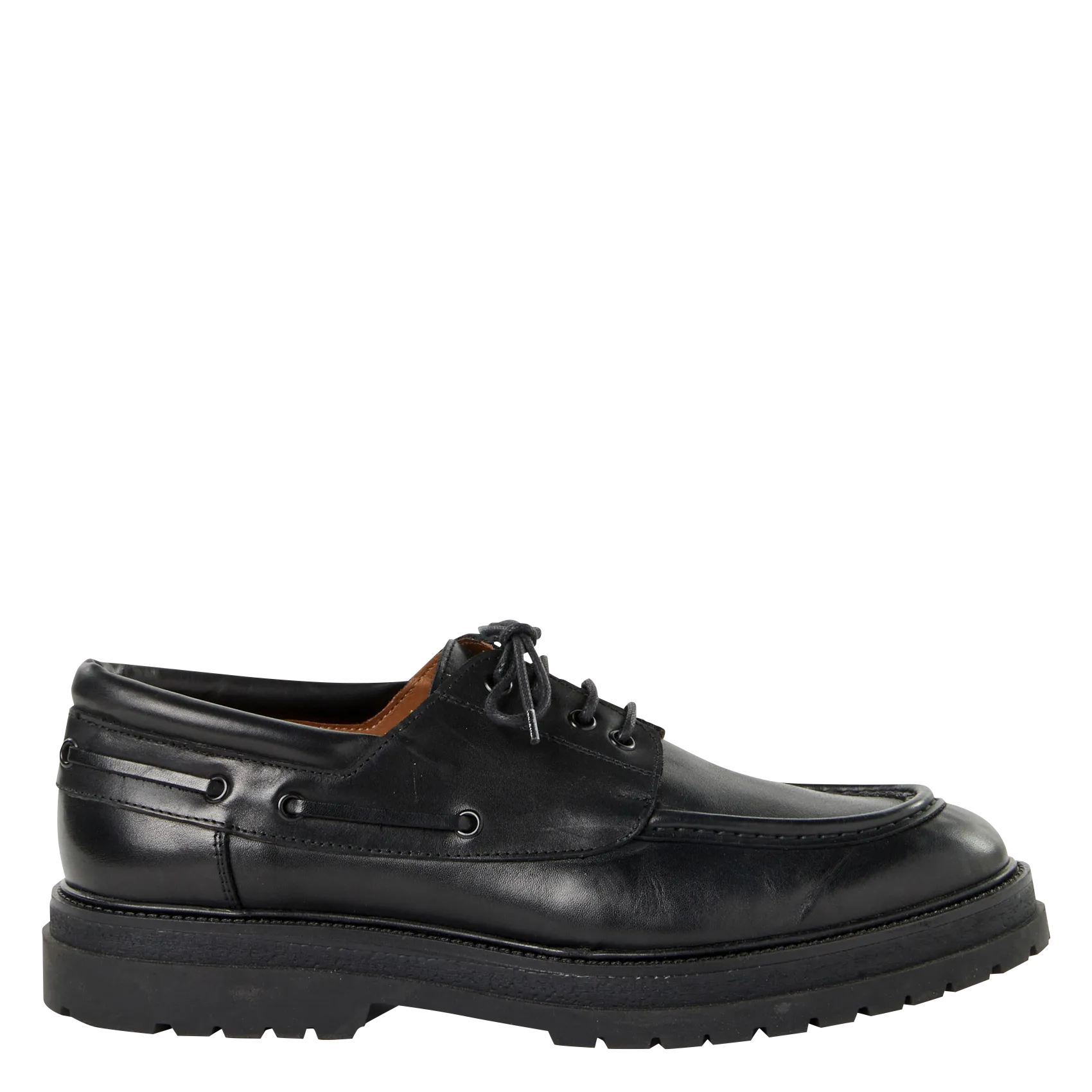 Derbies en cuir Noir BARCA