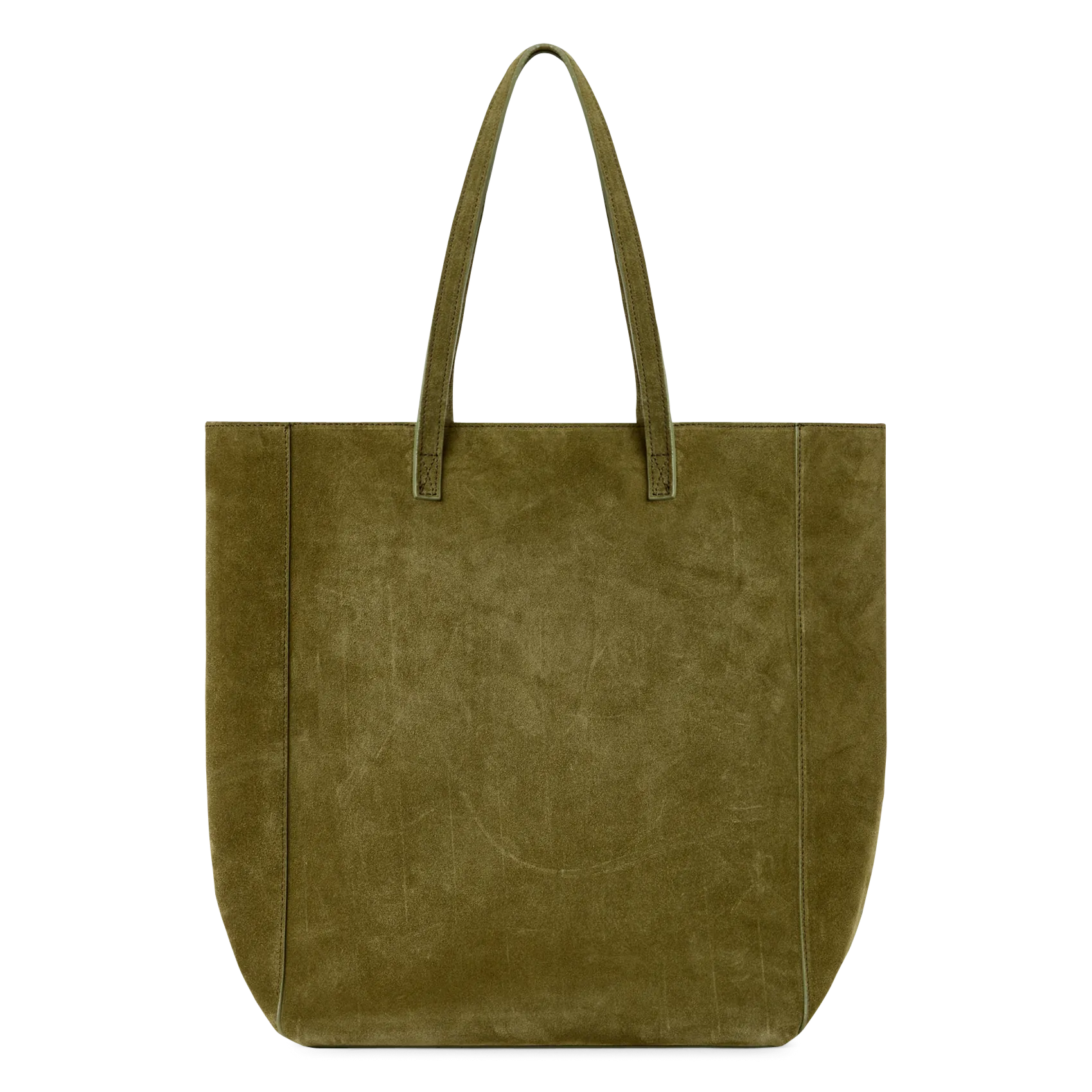 Cabas en cuir Kaki GAB