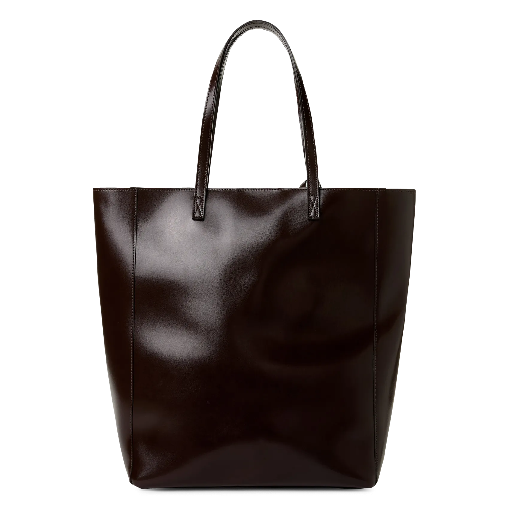 Cabas en cuir Marron GAB