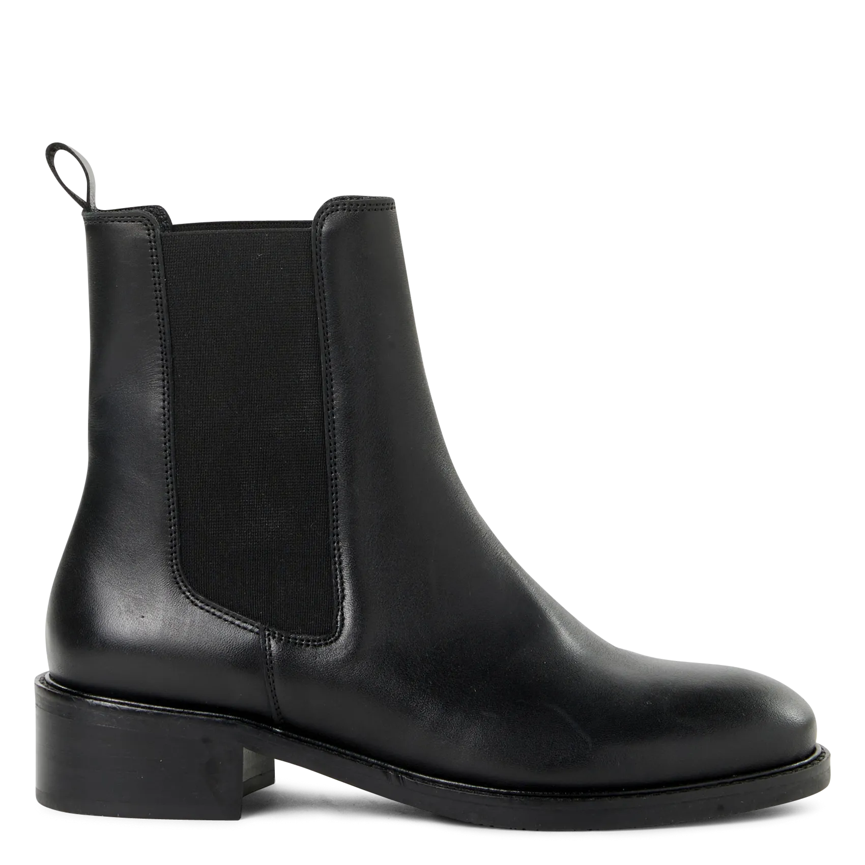 Bottines en cuir velours Noir DARCY