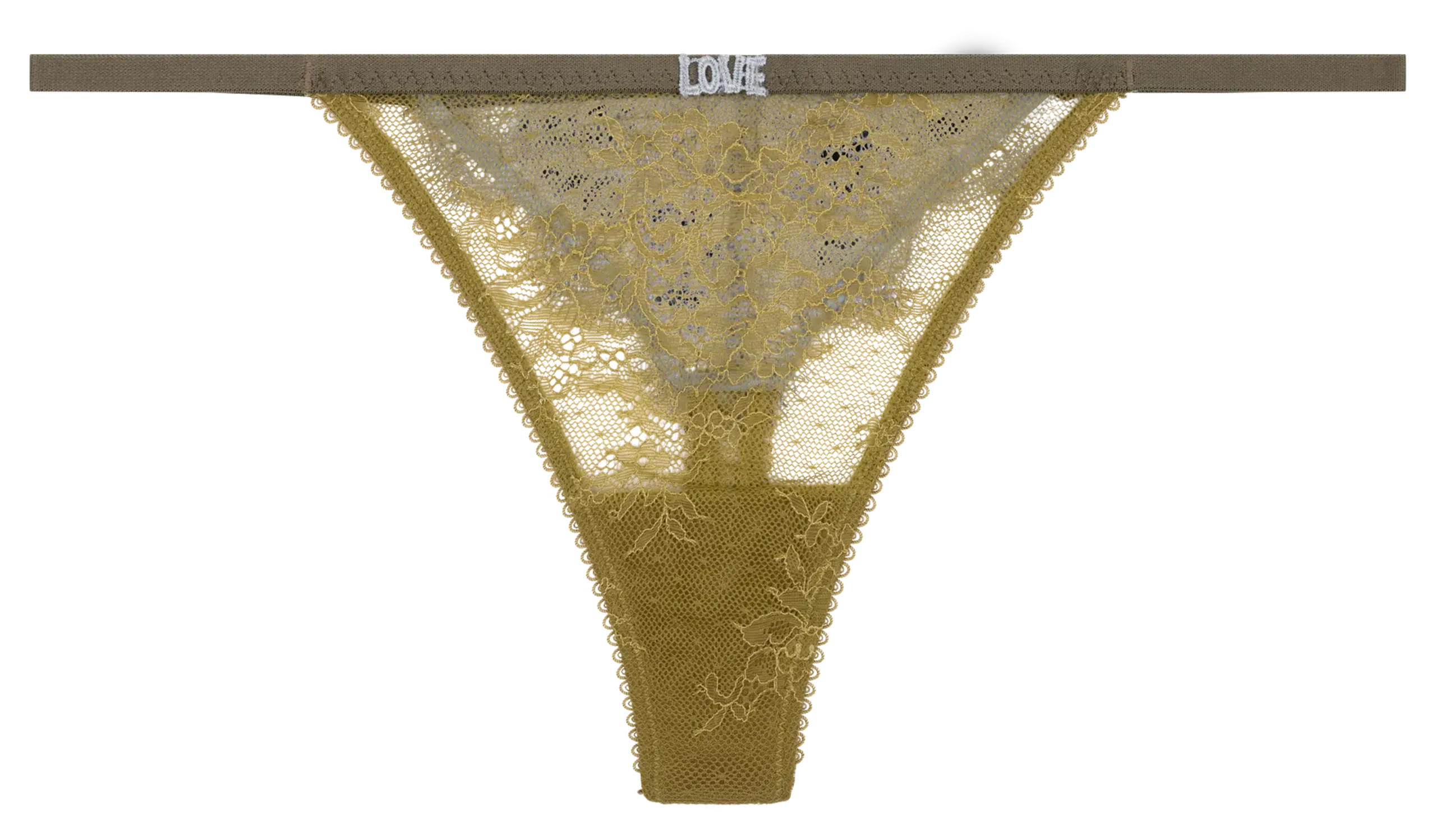 String en dentelle Vert ROOMSERVICE